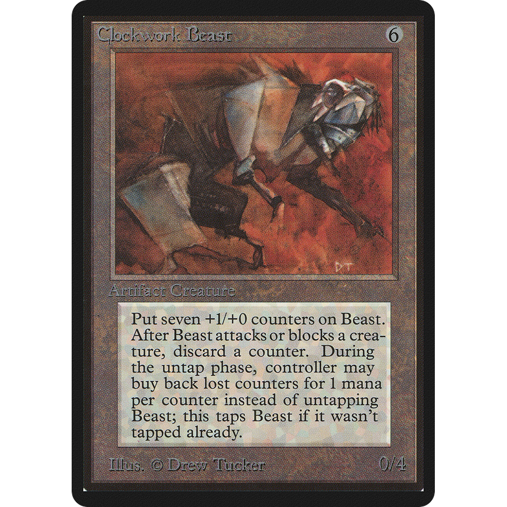 MTG Singles - Clockwork Beast - Beta - Regular