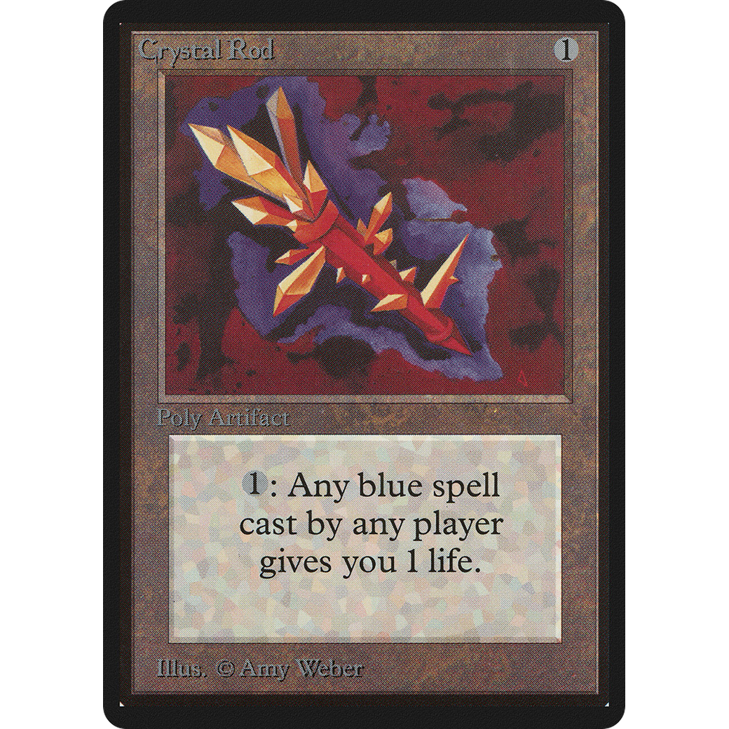 MTG Singles - Crystal Rod - Beta - Regular
