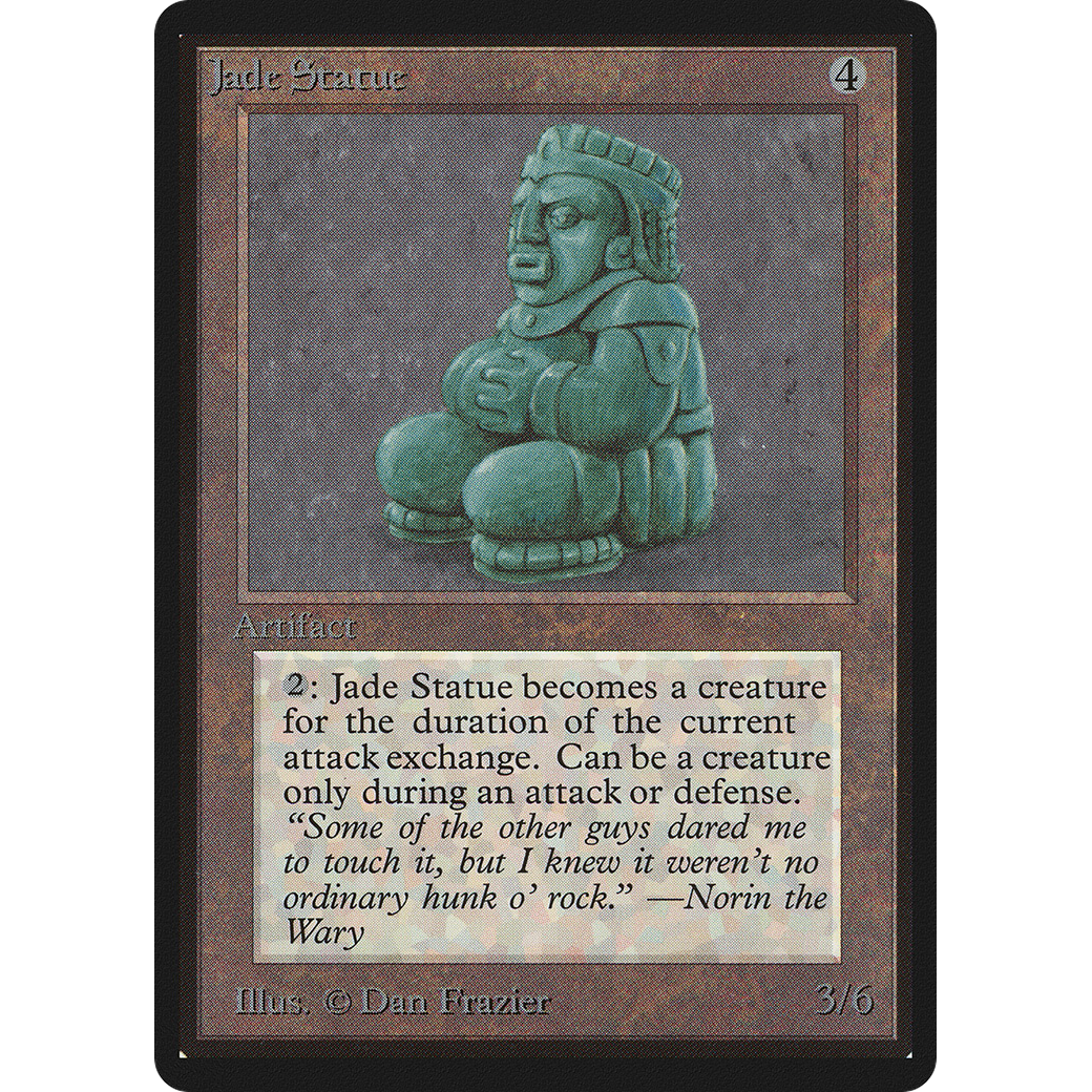 MTG Singles - Jade Statue - Beta - Regular