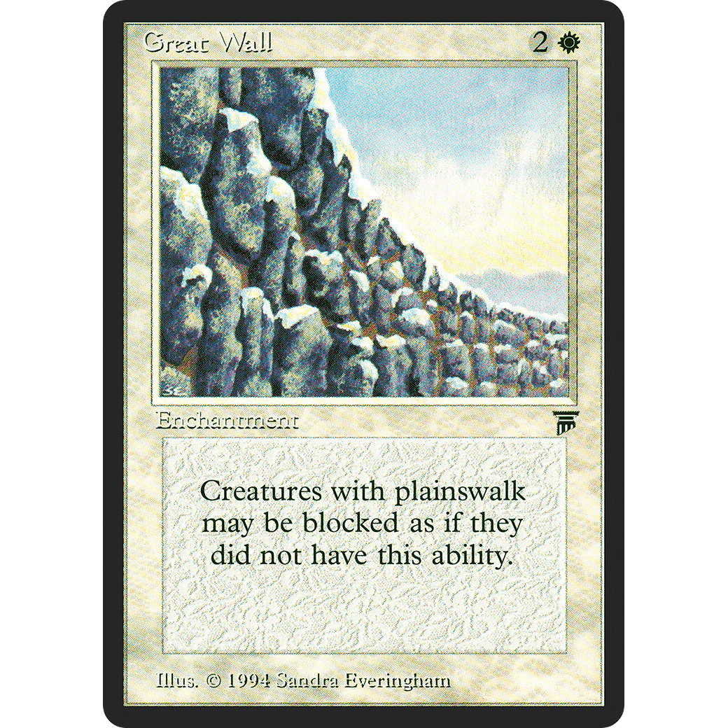 MTG Singles - Great Wall - Legends - Regular