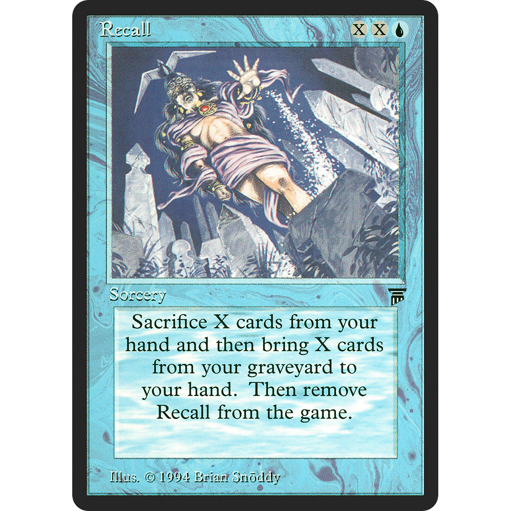 MTG Singles - Recall - Legends - NM