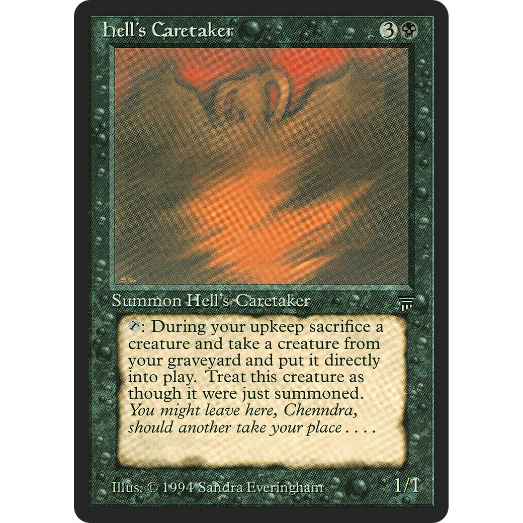 MTG Singles - Hell's Caretaker - Legends - Regular