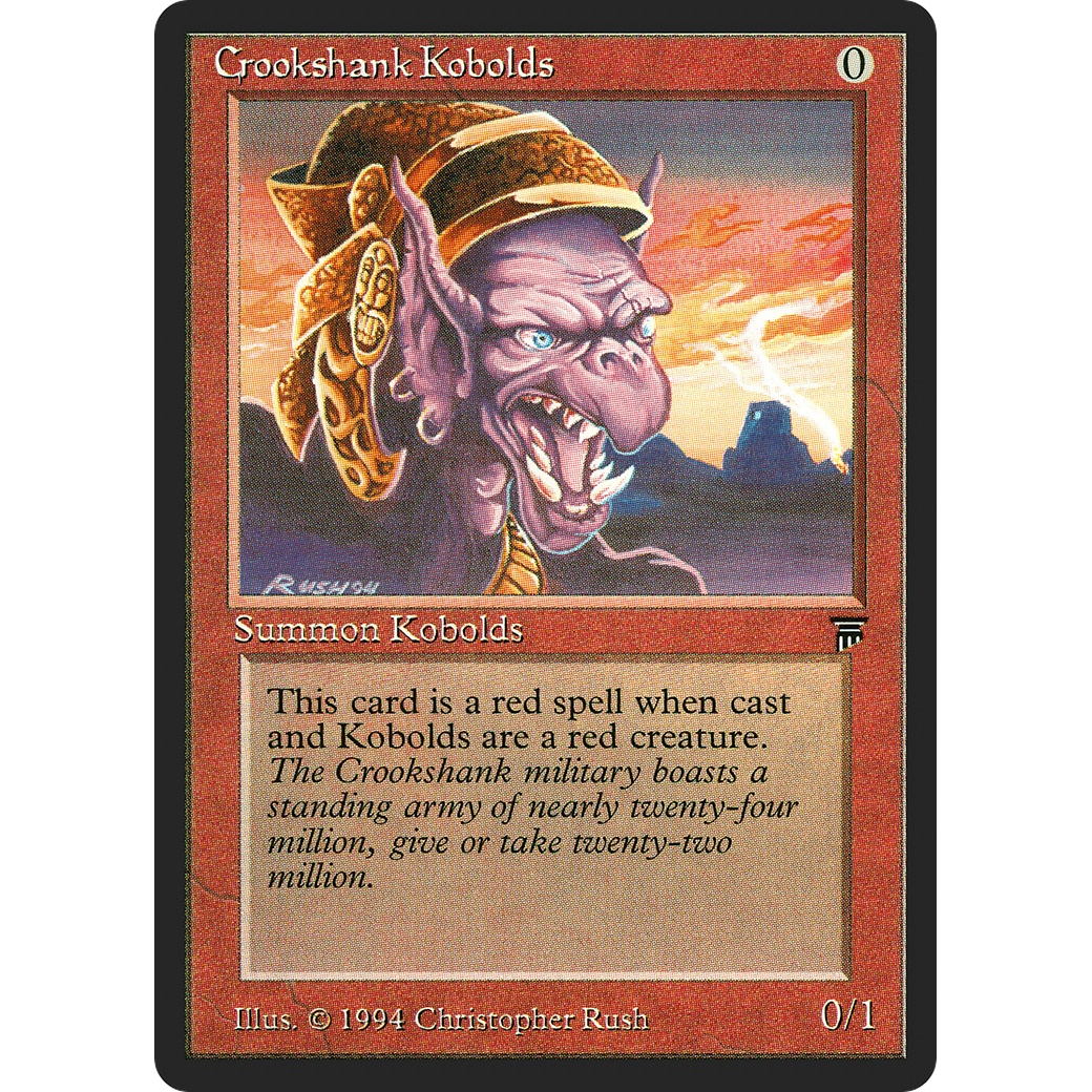 MTG Singles - Crookshank Kobolds - Legends - Regular