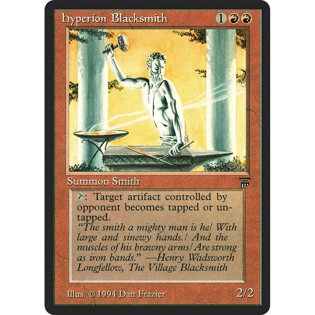 MTG Singles - Hyperion Blacksmith - Legends - Regular