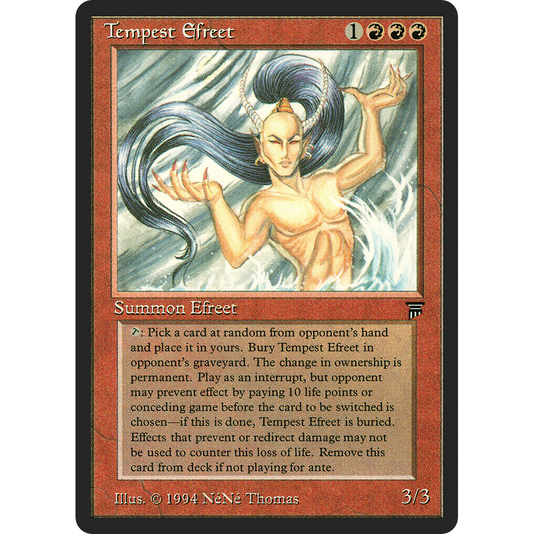 MTG Singles - Tempest Efreet - Legends - Regular