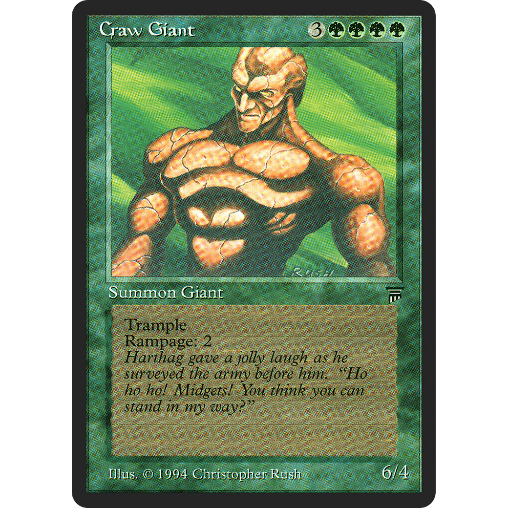 MTG Singles - Craw Giant - Legends - Regular