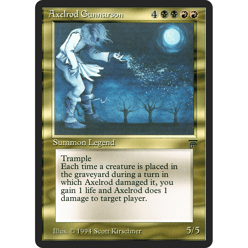 MTG Singles - Axelrod Gunnarson - Legends - Regular