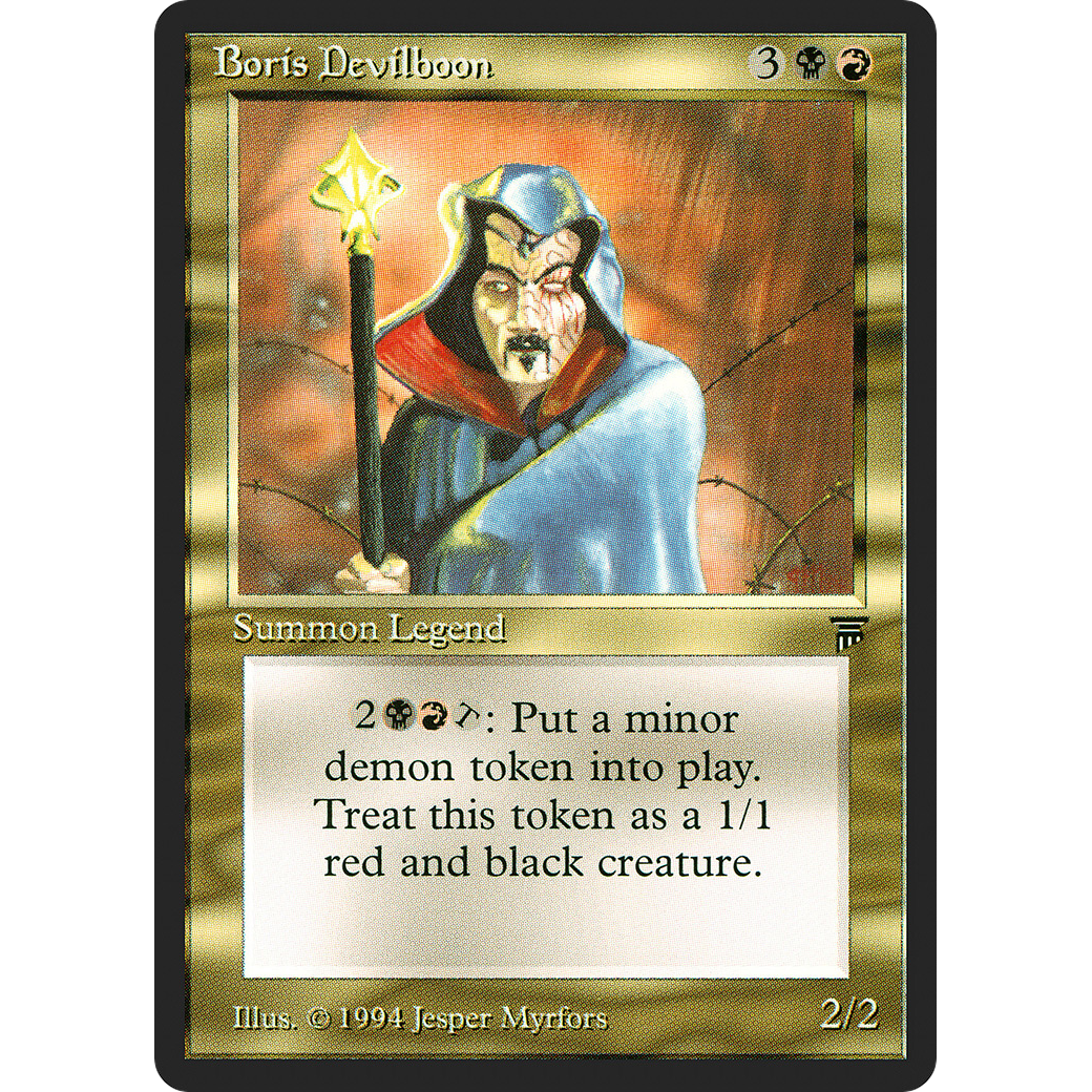 MTG Singles - Boris Devilboon - Legends - Regular