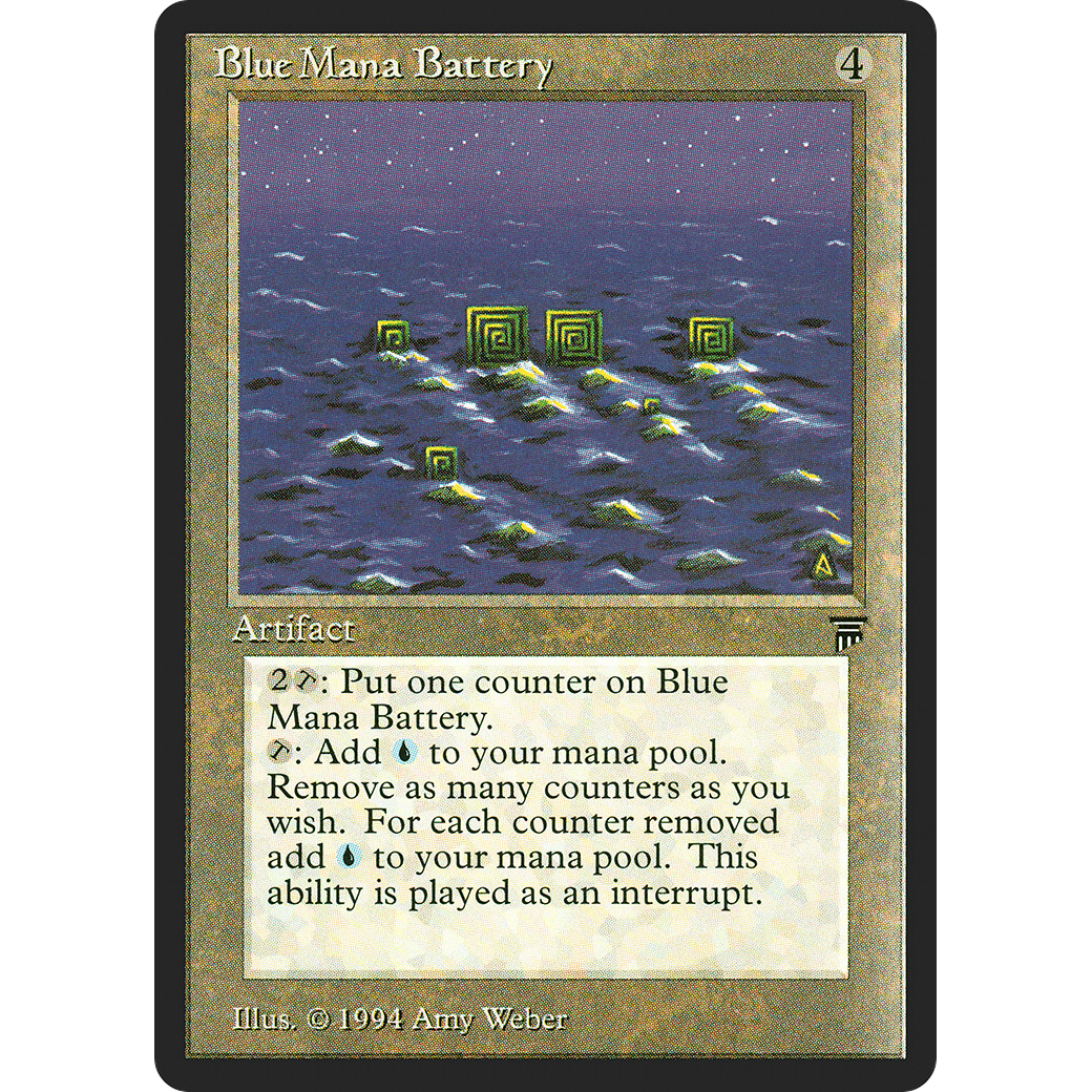 MTG Singles - Blue Mana Battery - Legends - Regular