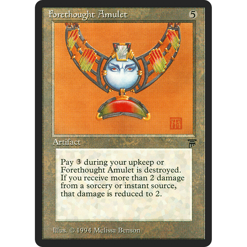 MTG Singles - Forethought Amulet - Legends - Regular