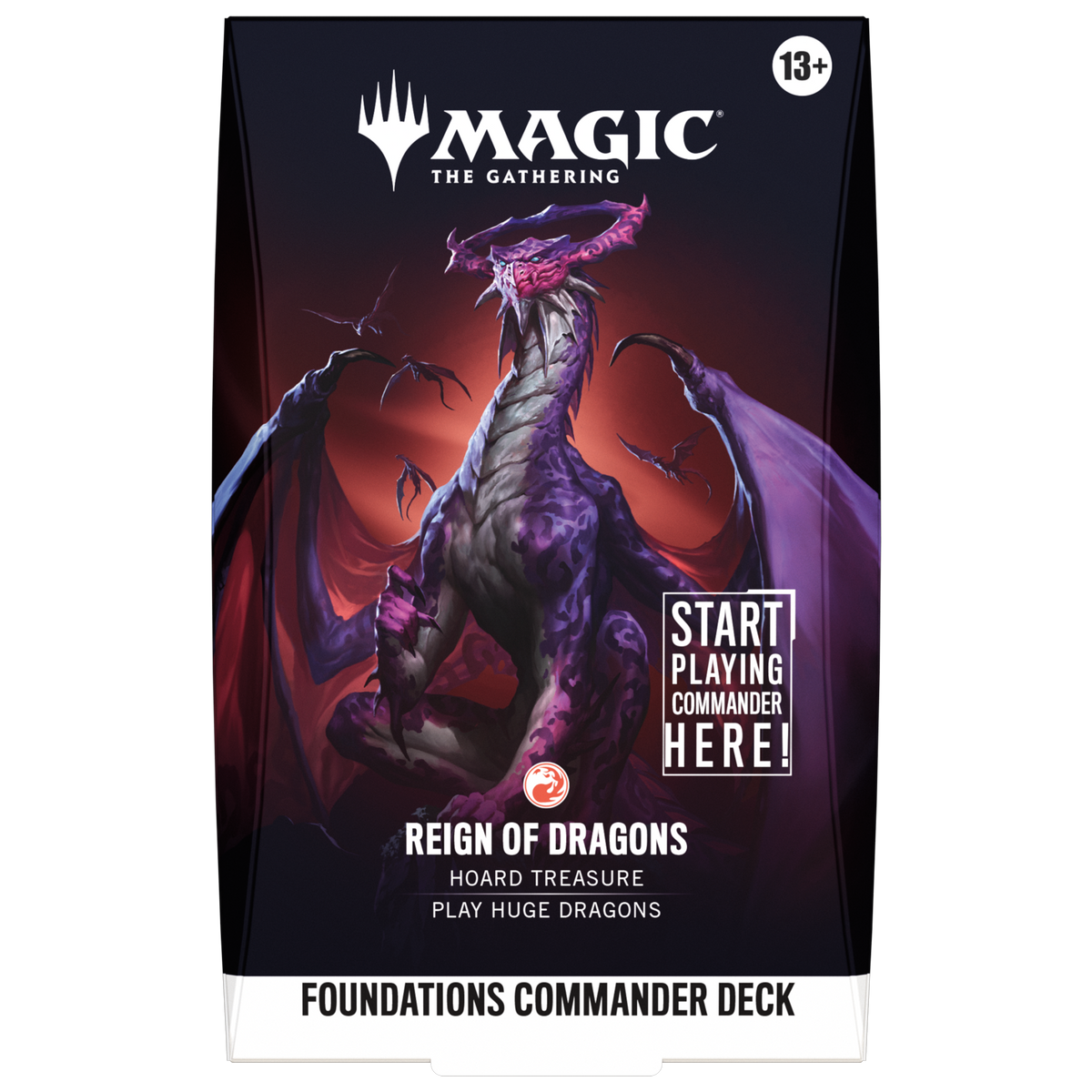 MTG Sealed Product - Commander: Foundations Commander Deck Reign of Dragons -