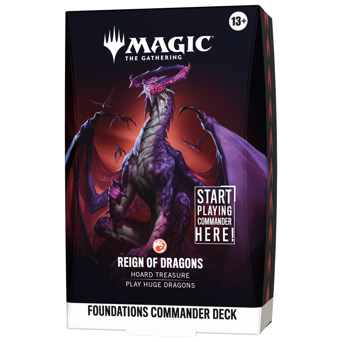 MTG Sealed Product - Commander: Foundations Commander Deck Reign of Dragons -