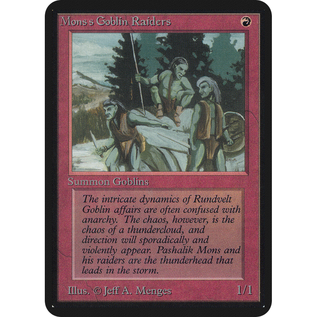 MTG Singles - Mons's Goblin Raiders - Alpha - NM