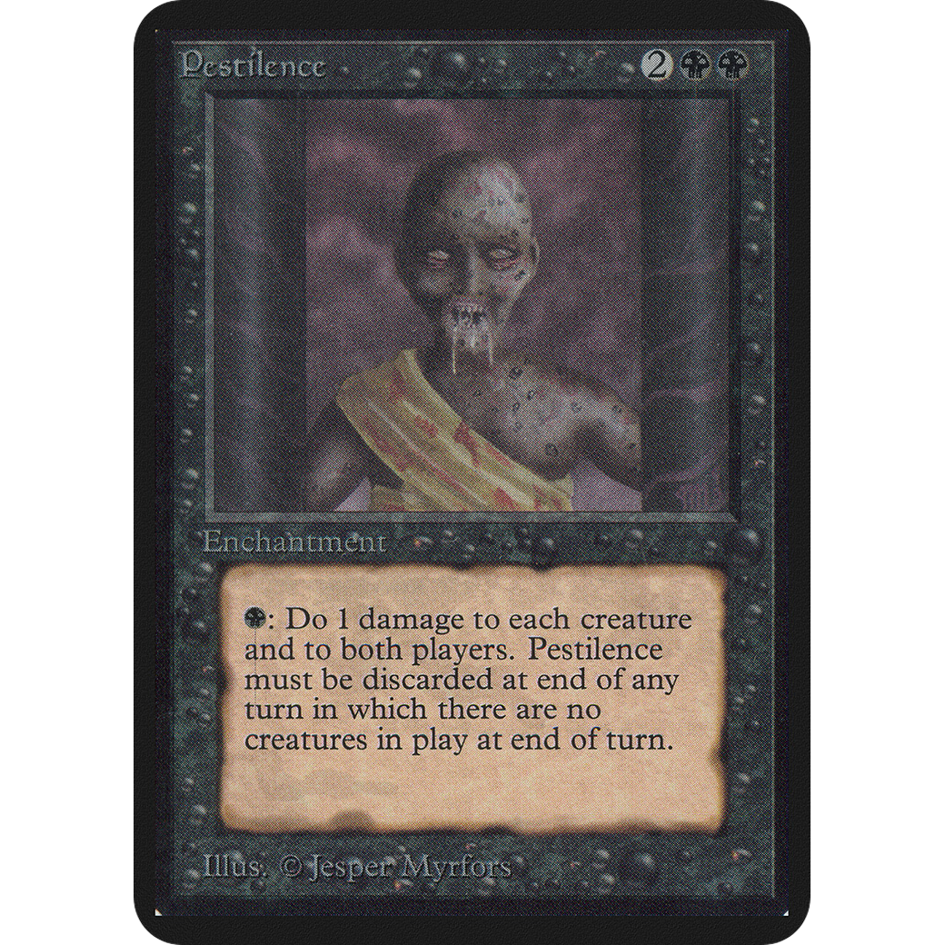 MTG Singles - Pestilence - Alpha - NM
