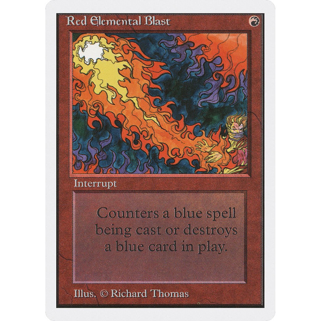 MTG Singles - Red Elemental Blast - Unlimited - NM