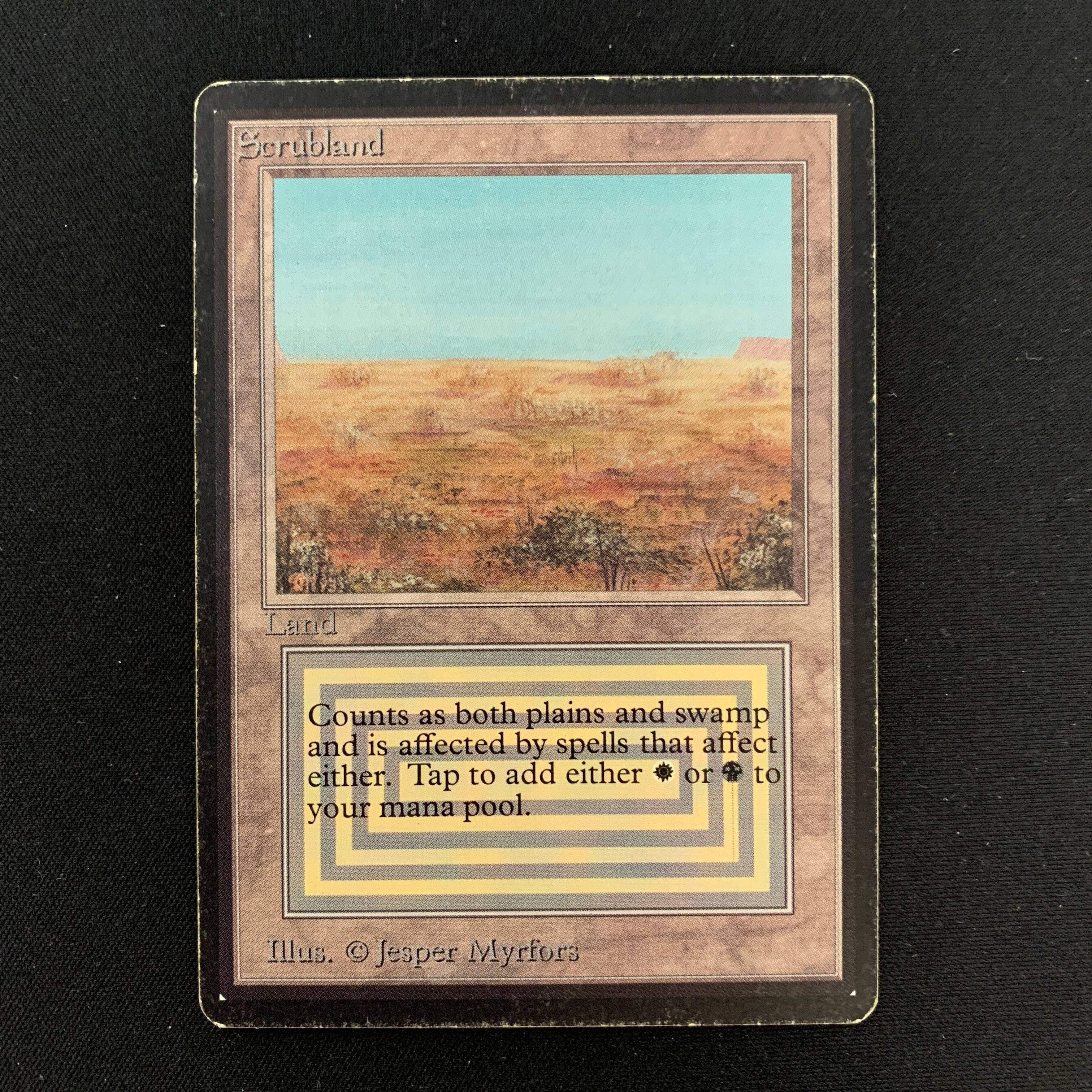 MTG Singles - Scrubland - Beta -