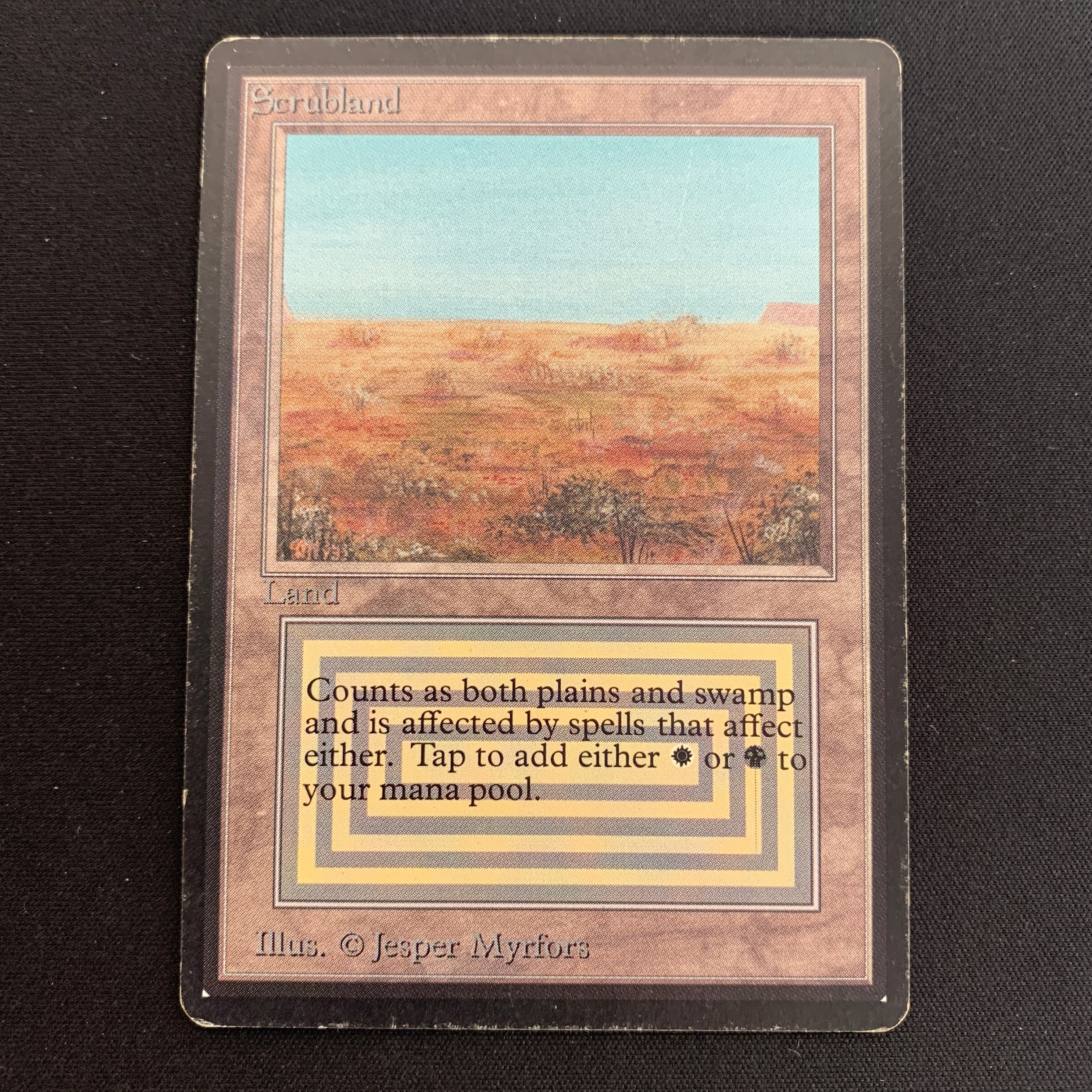 MTG Singles - Scrubland - Beta -