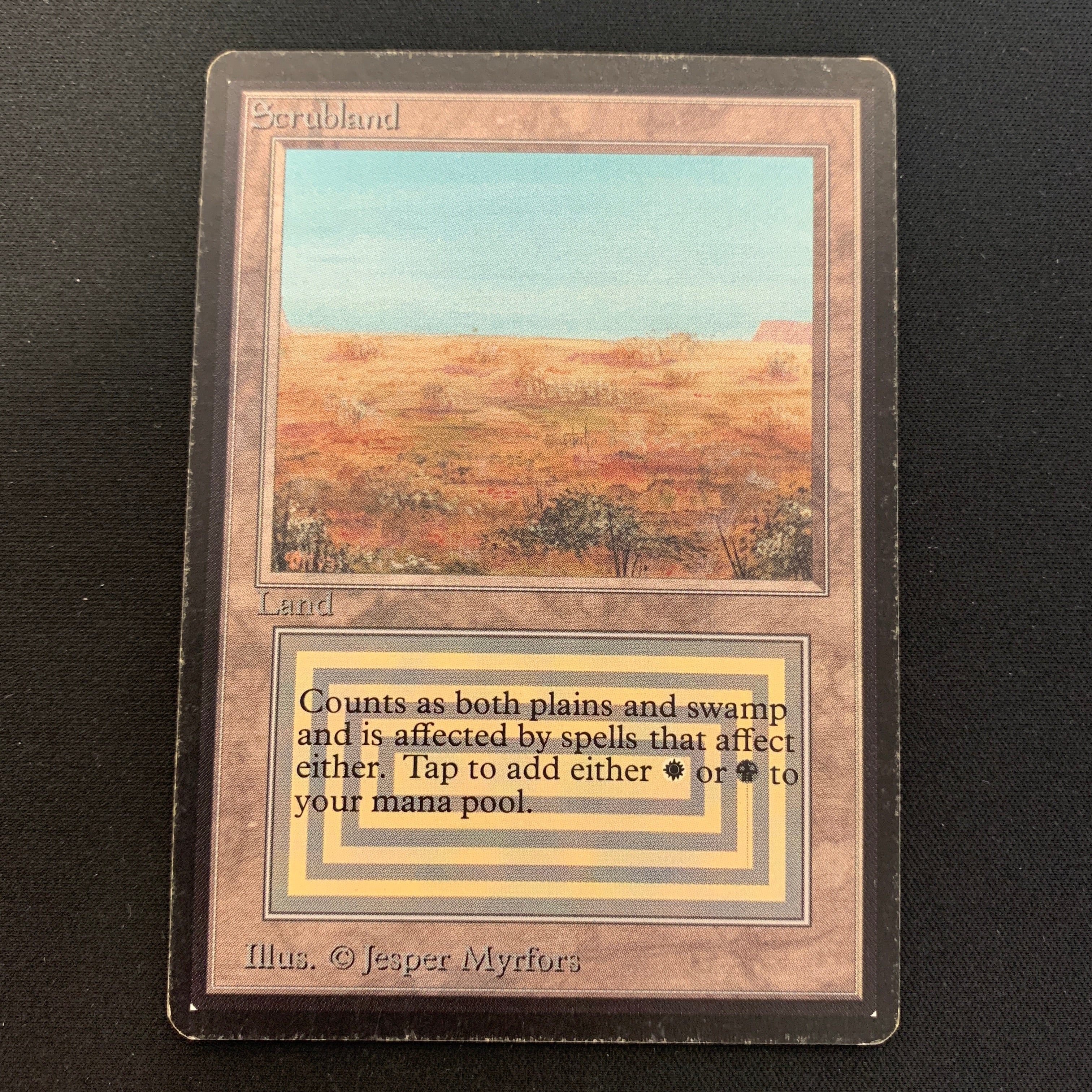 MTG Singles - Scrubland - Beta -