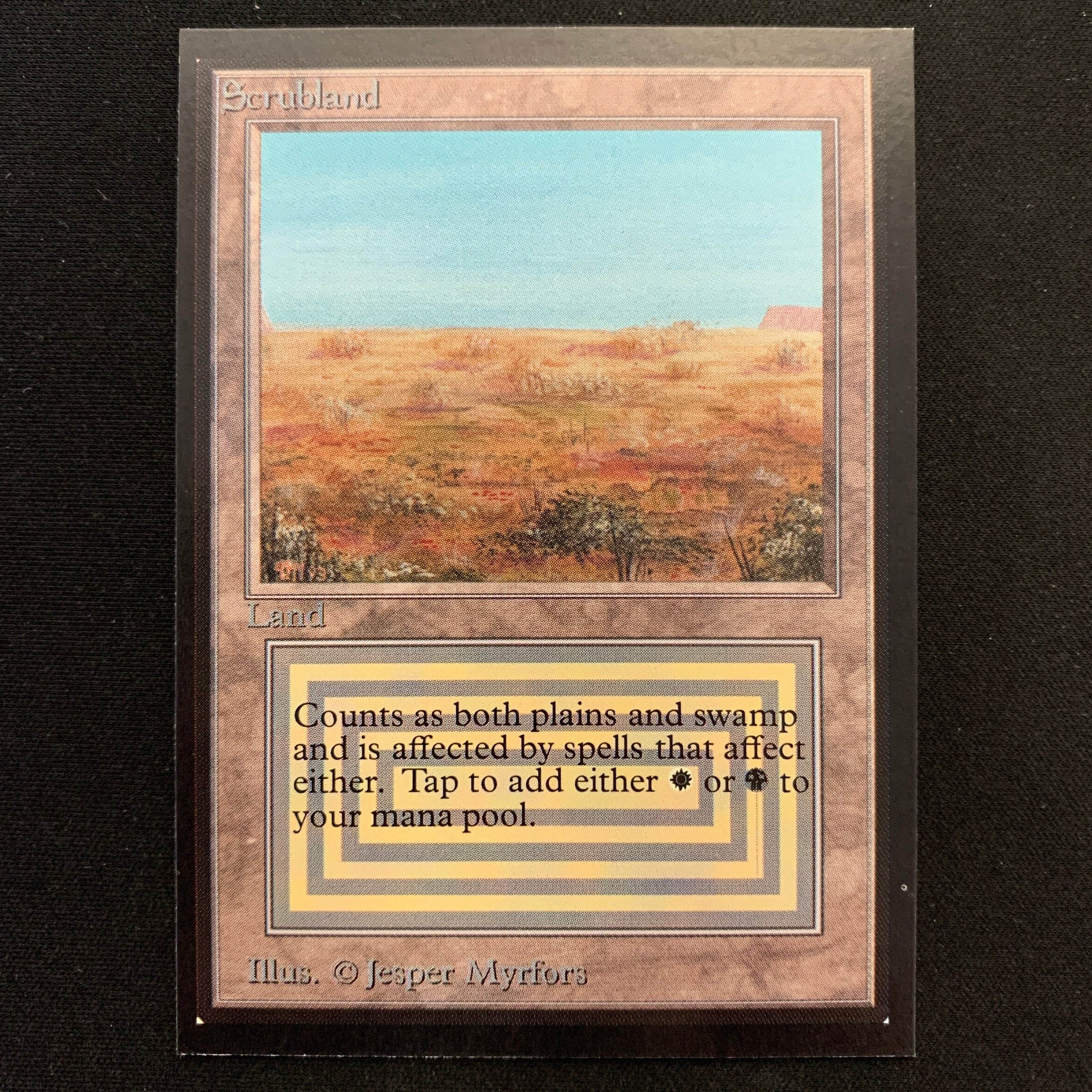 MTG Singles - Scrubland - Collectors' Edition -