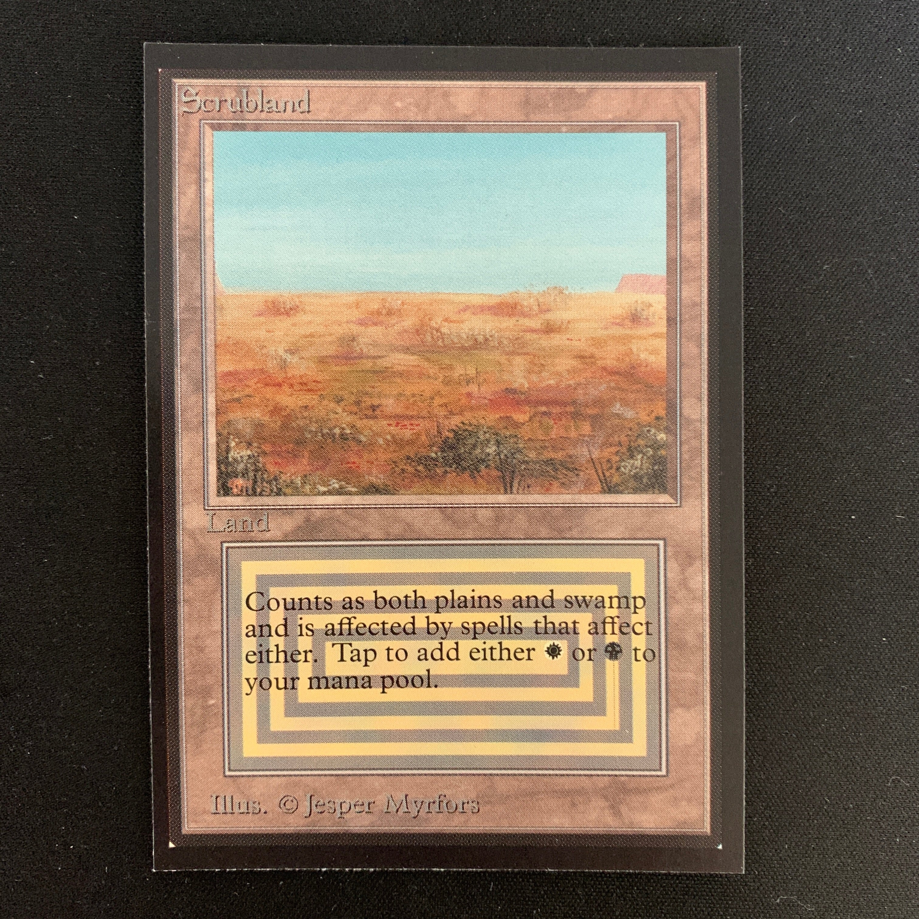MTG Singles - Scrubland - Collectors' Edition -
