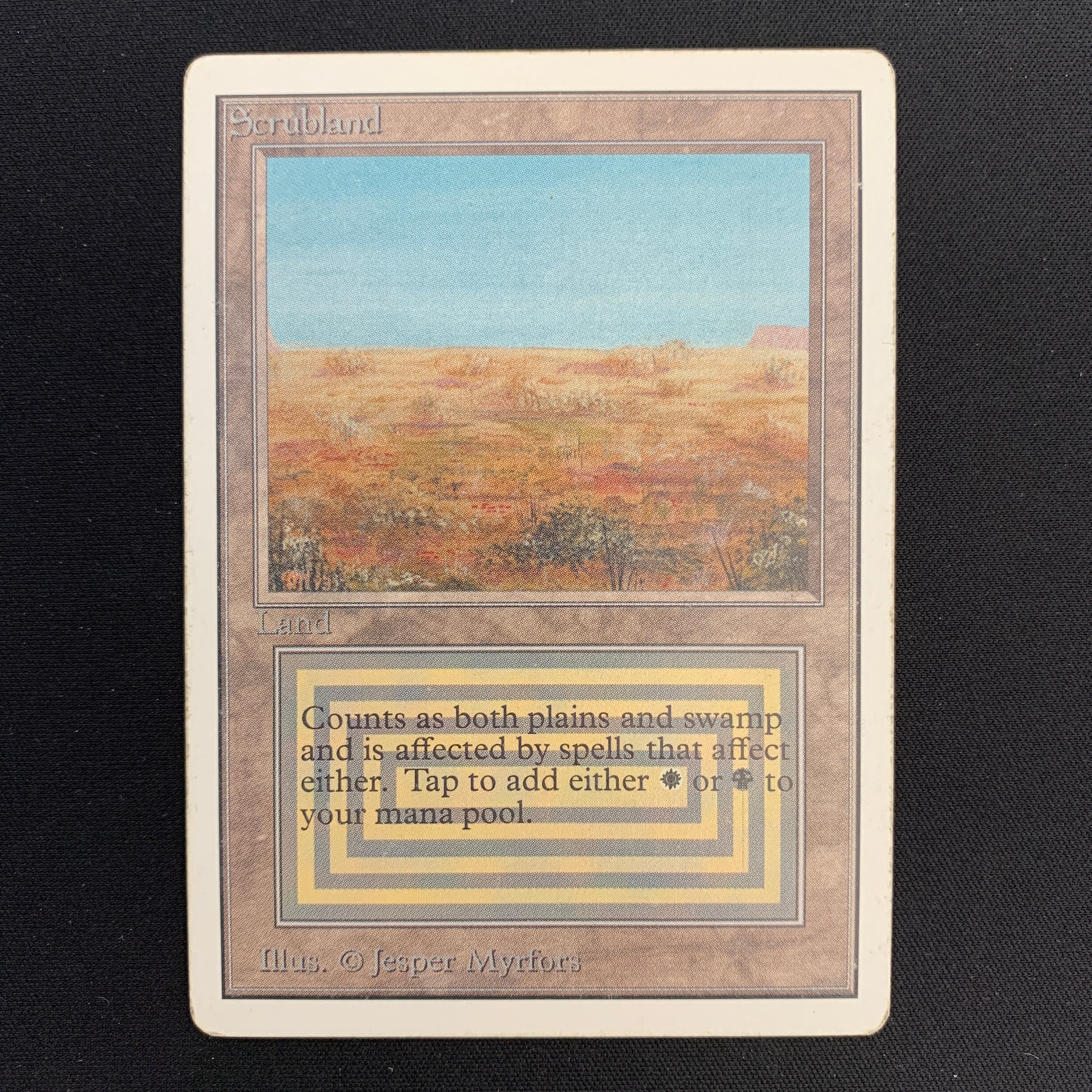 MTG Singles - Scrubland - Unlimited -