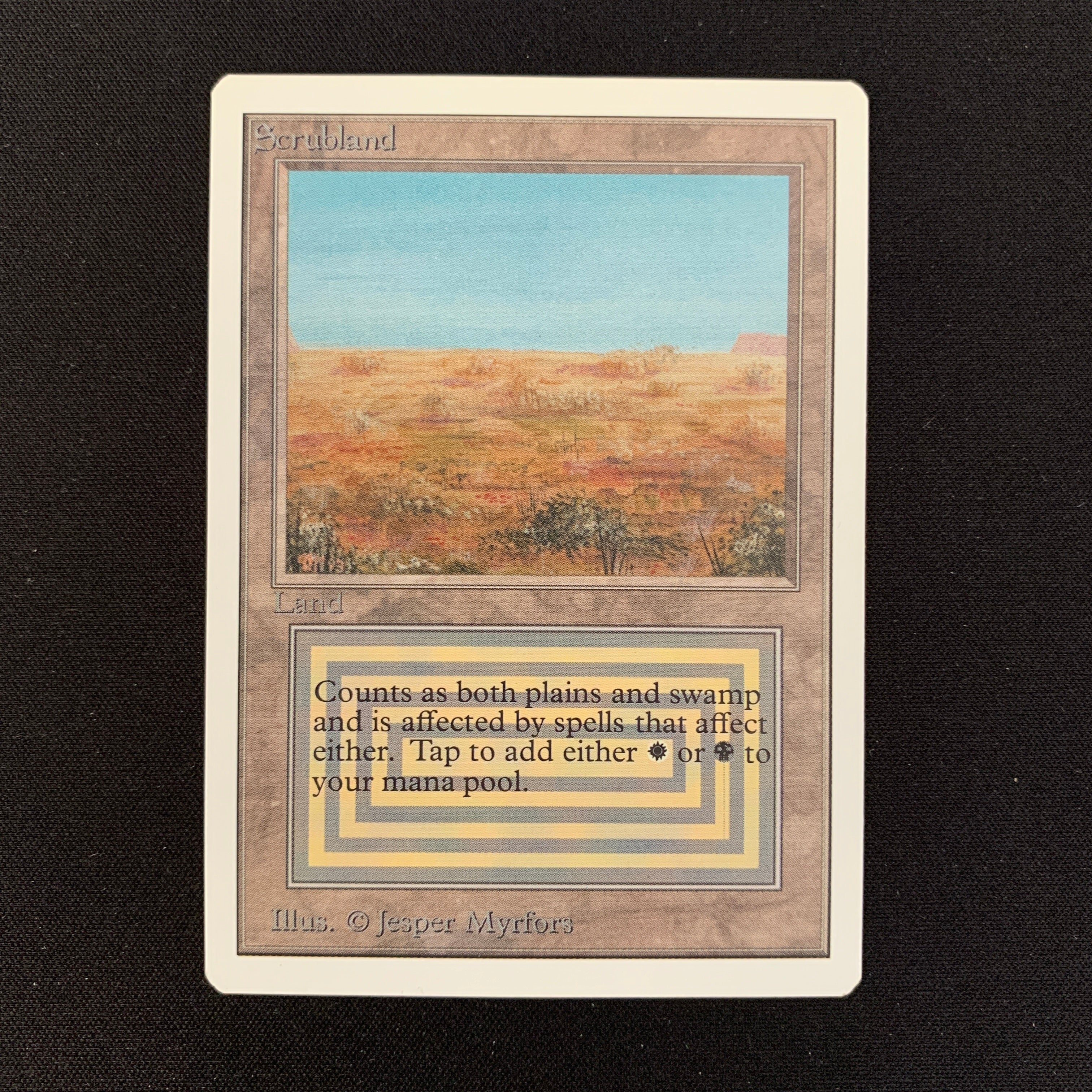 MTG Singles - Scrubland - Unlimited -