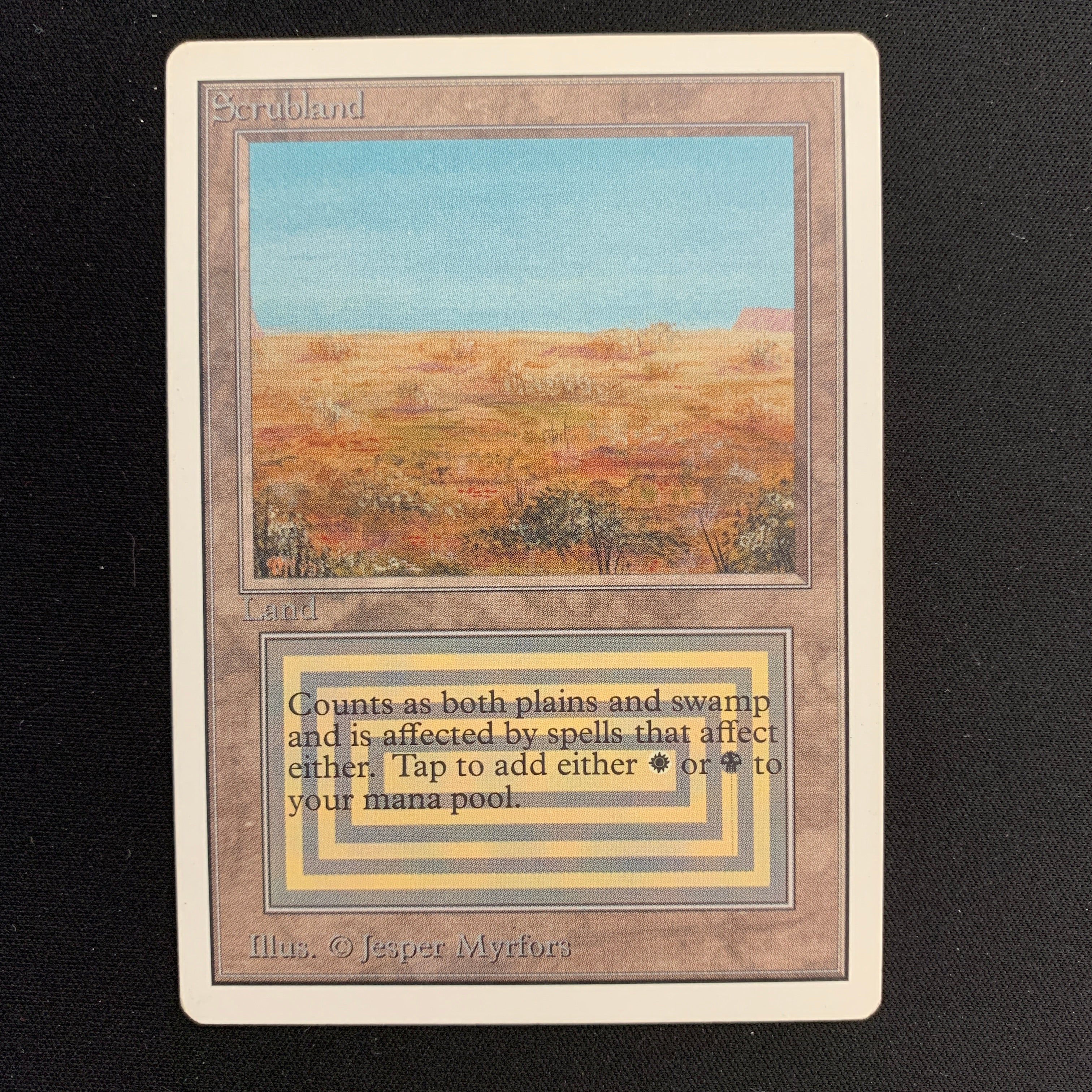 MTG Singles - Scrubland - Unlimited -