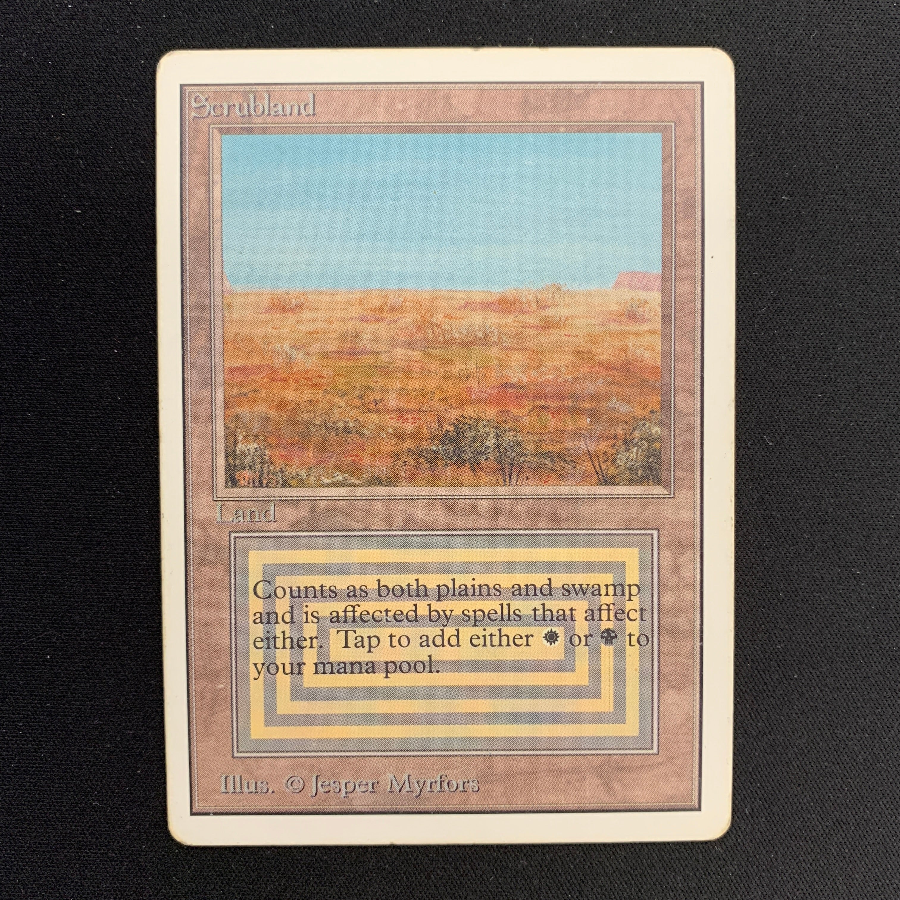MTG Singles - Scrubland - Unlimited -