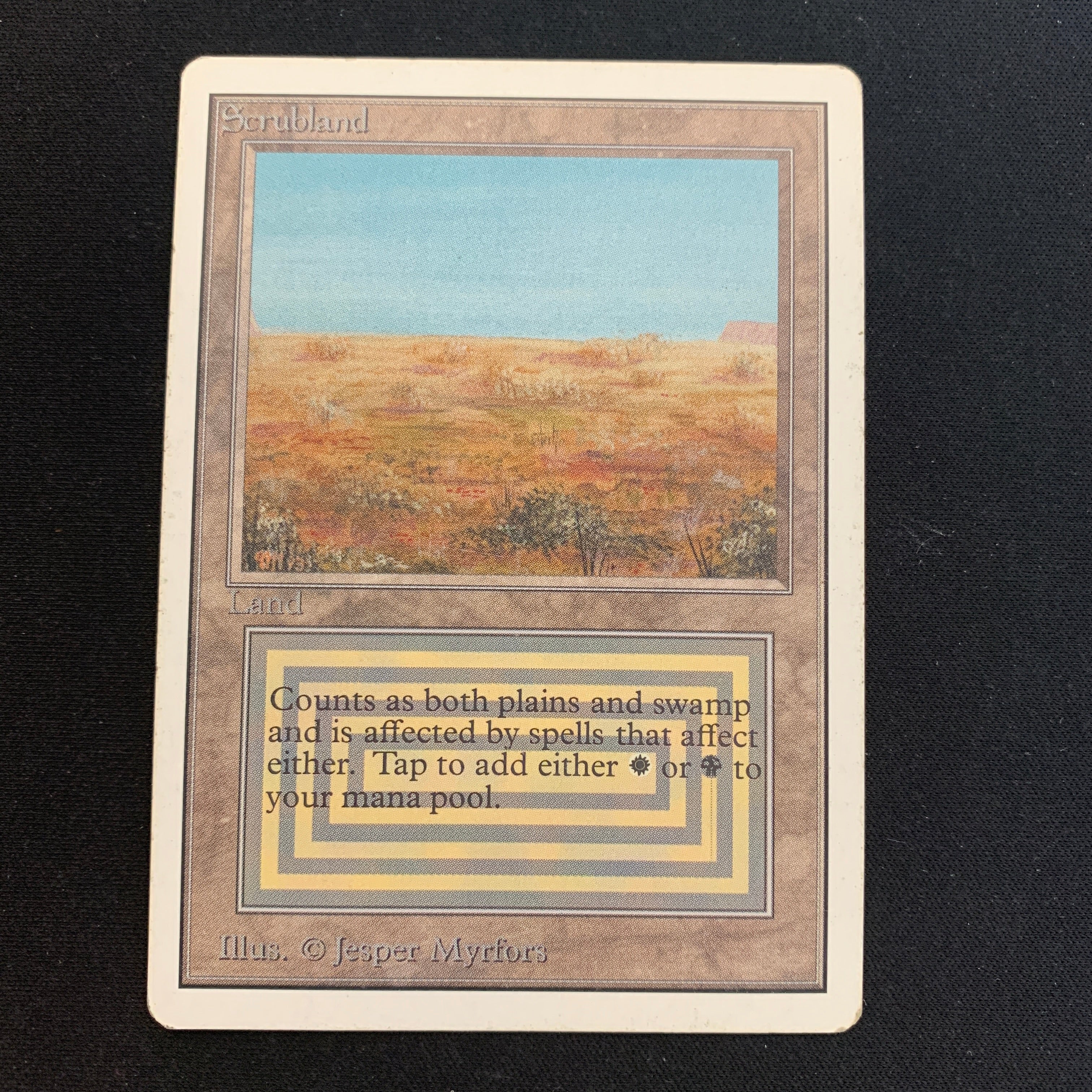 MTG Singles - Scrubland - Unlimited -