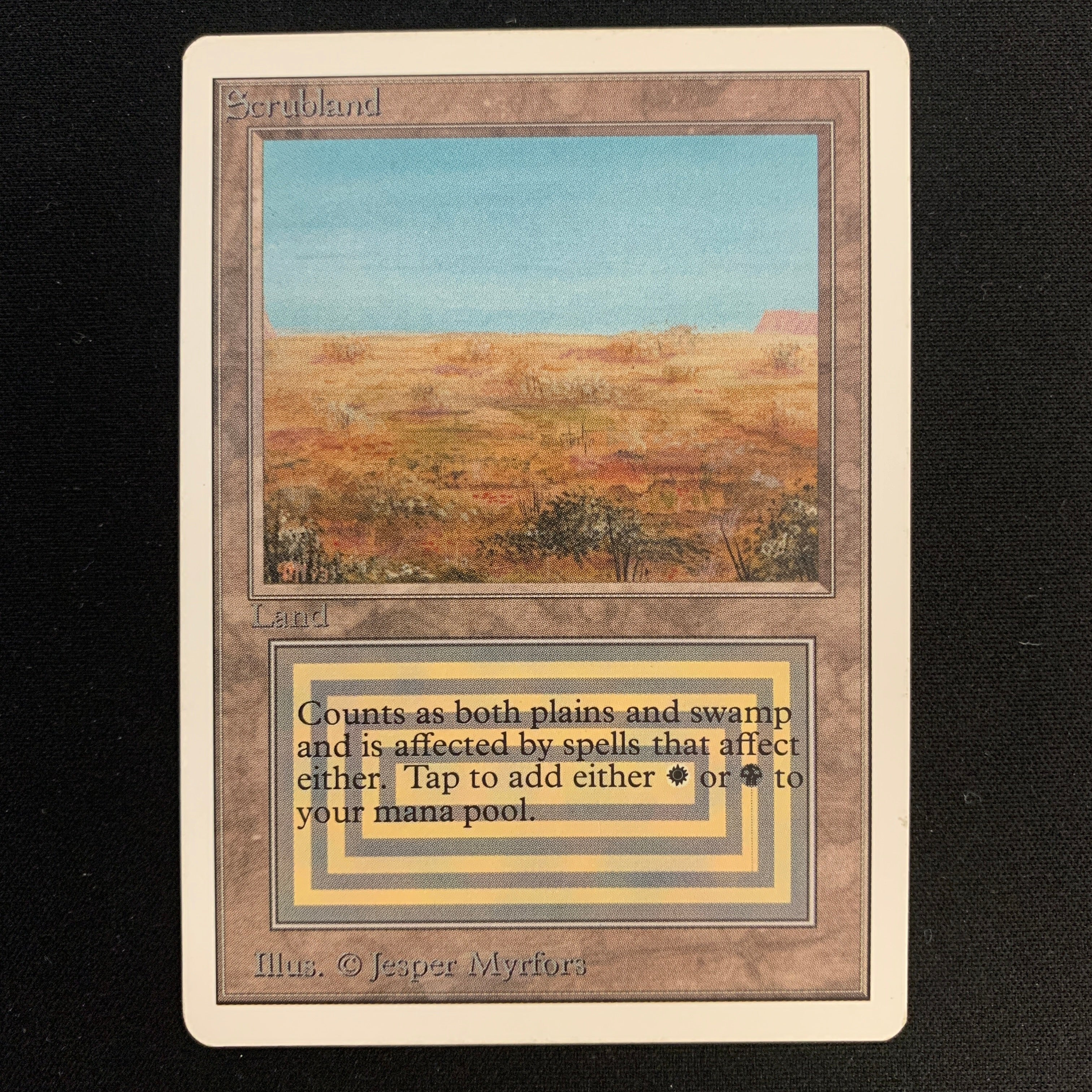 MTG Singles - Scrubland - Unlimited -