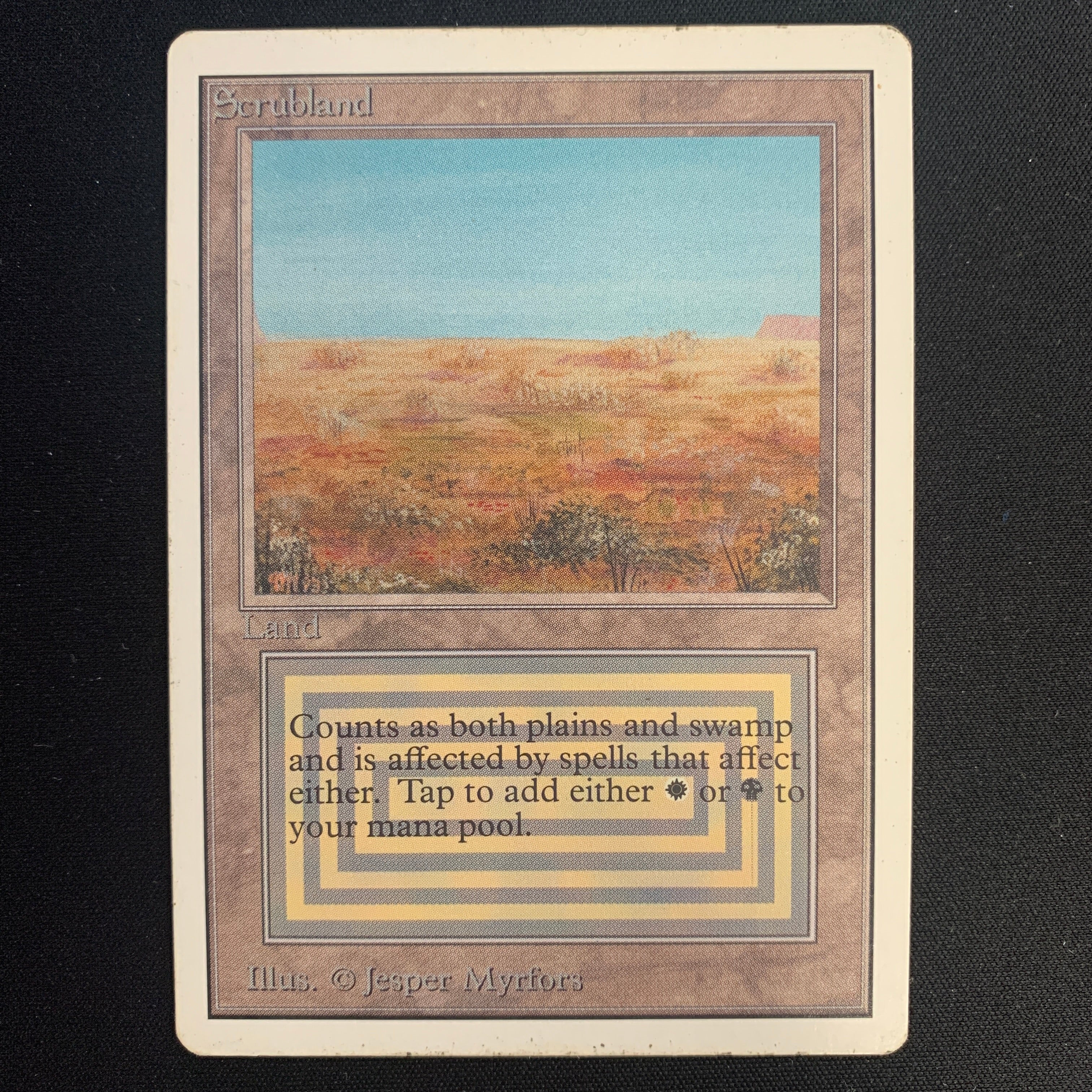 MTG Singles - Scrubland - Unlimited -