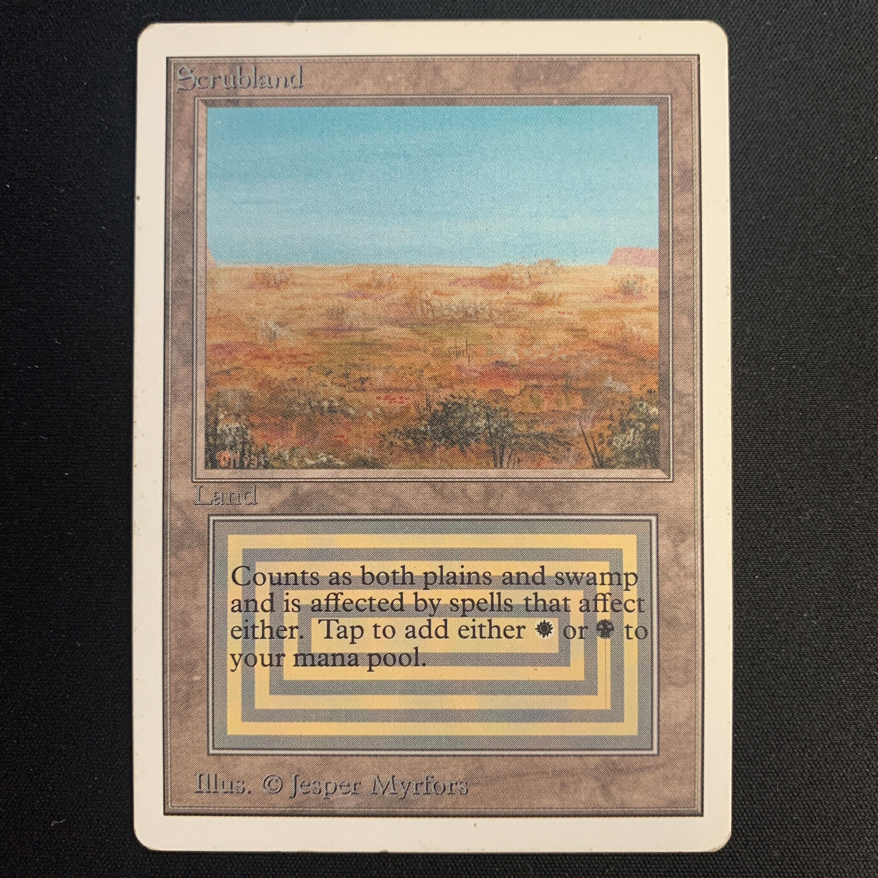 MTG Singles - Scrubland - Unlimited -