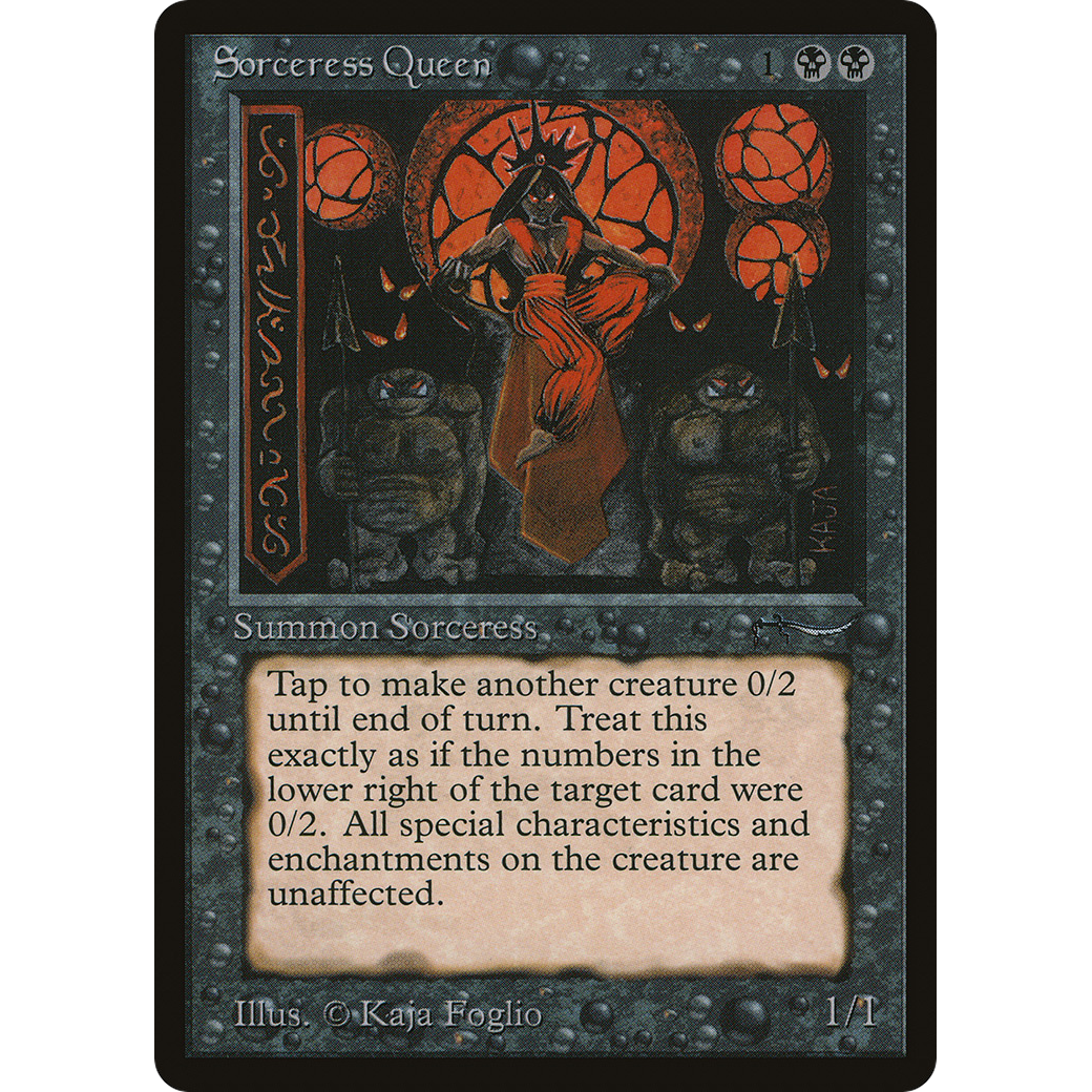 MTG Singles - Sorceress Queen - Arabian Nights - NM