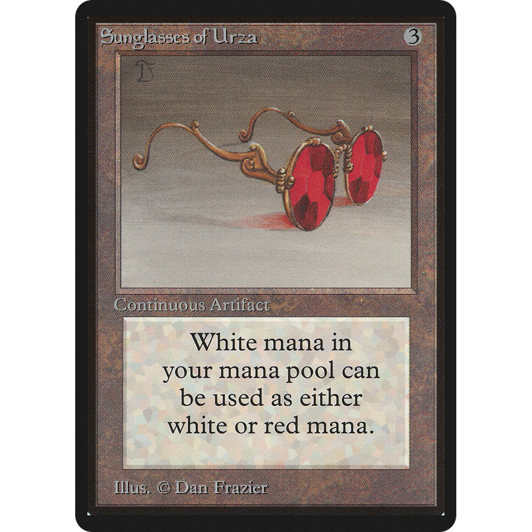 Magic the Gathering Sunglasses of Urza - Beta NM