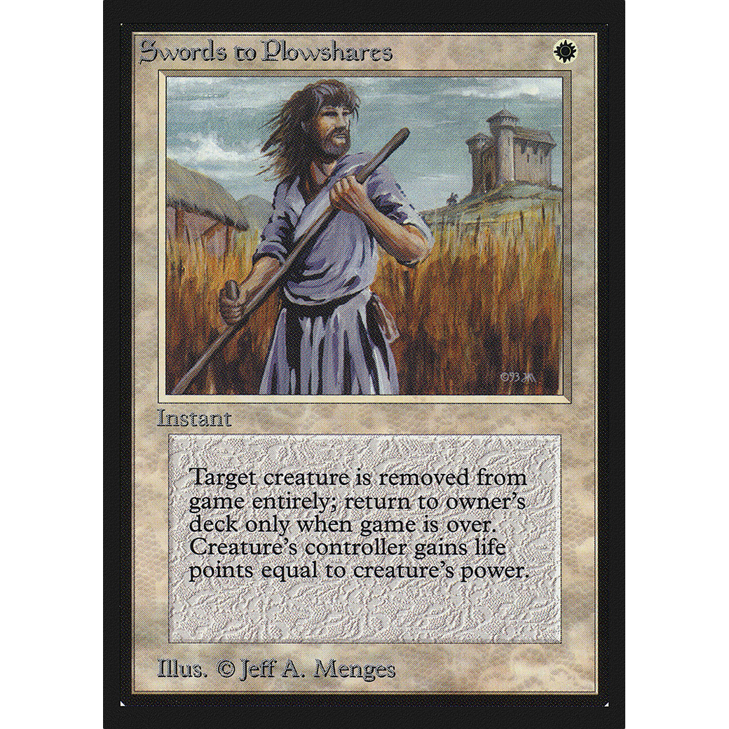 MTG Singles - Swords to Plowshares - International Edition - NM