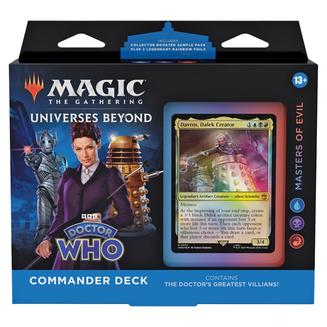 MTG Sealed Product - Universes Beyond: Doctor Who Commander Deck Masters of Evil - English