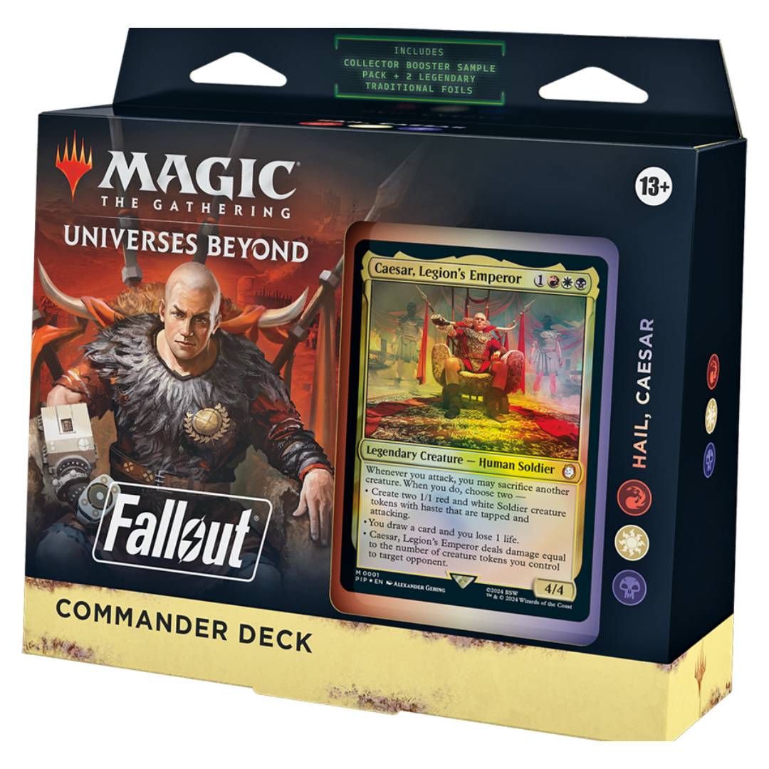 MTG Sealed Product - Universes Beyond: Fallout Commander Deck Hail Caesar -