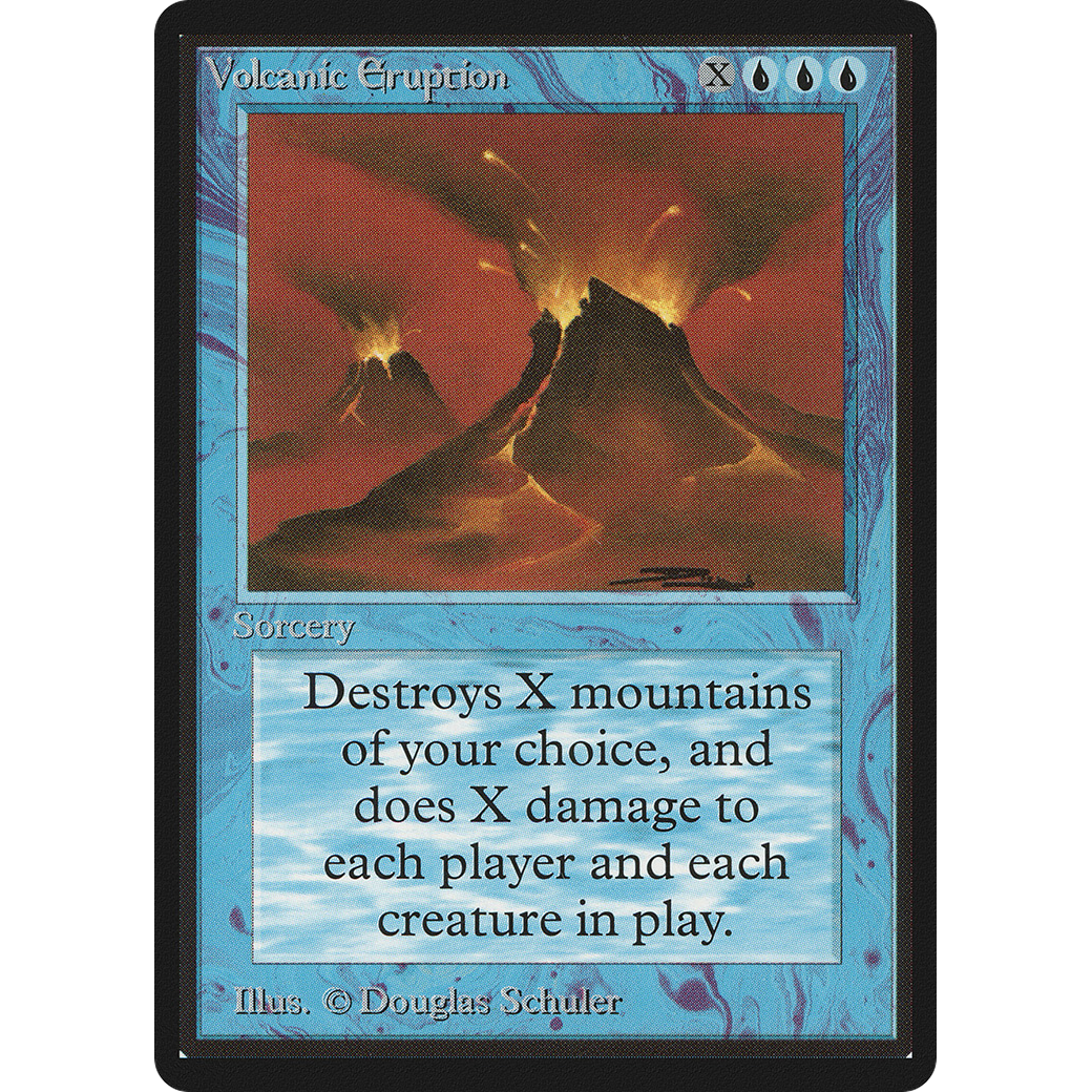 MTG Singles - Volcanic Eruption - Beta - NM