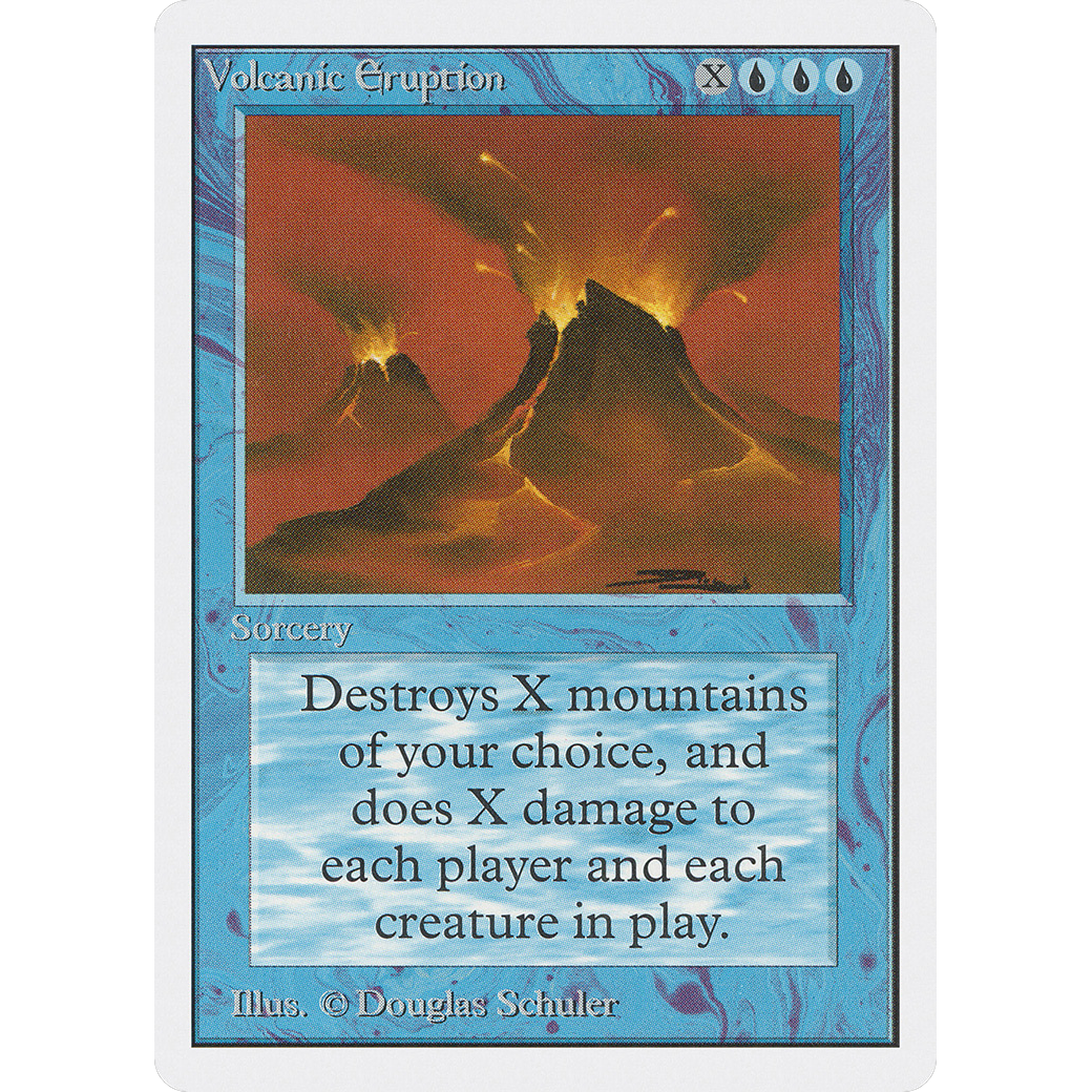 MTG Singles - Volcanic Eruption - Unlimited - NM