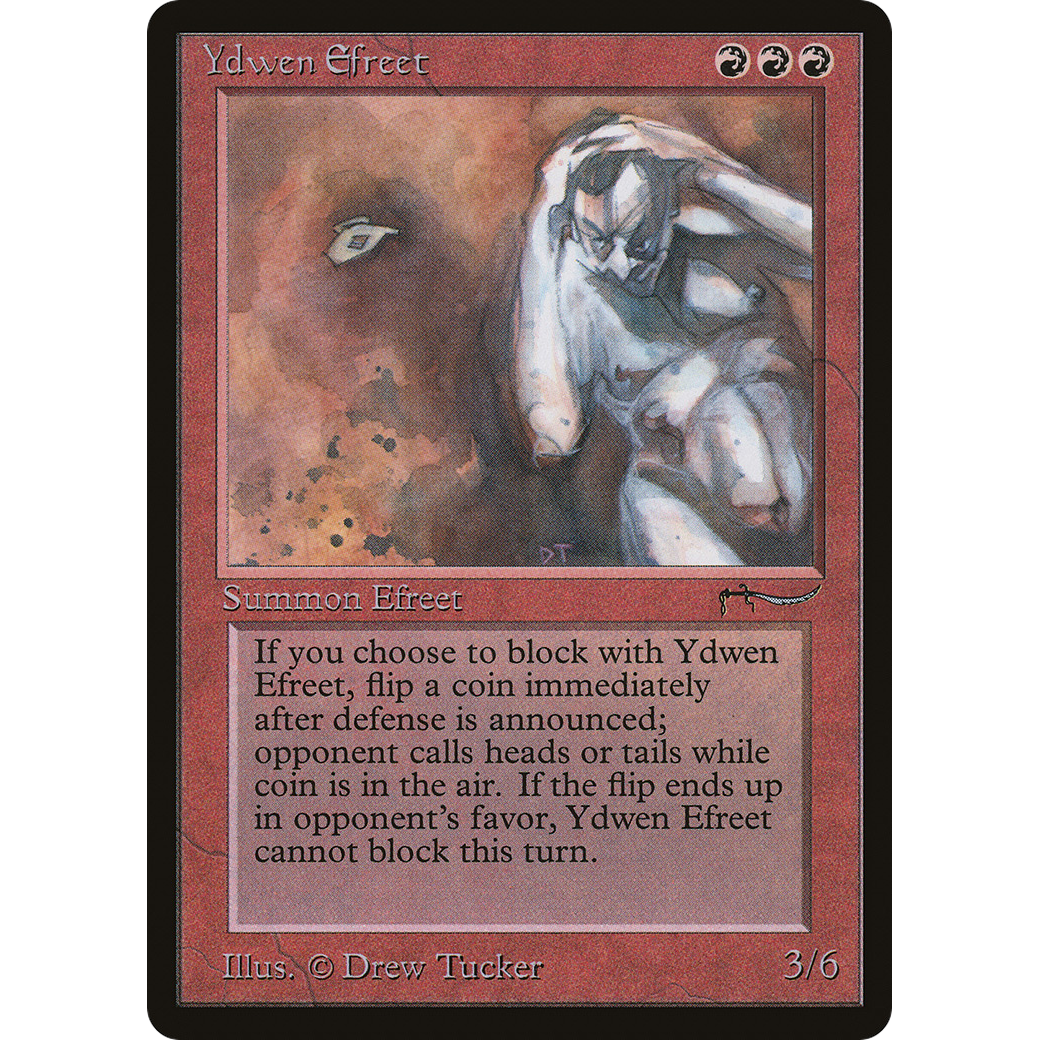 MTG Singles - Ydwen Efreet - Arabian Nights - NM
