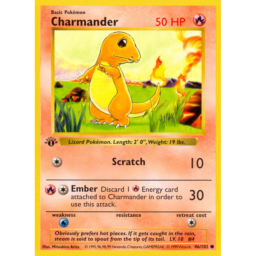 PTCG Singles - Charmander (BS 46) - Base Set -