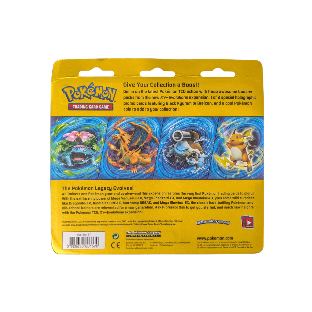 Evolutions: Black Kyurem 3-Pack Blister - Evolutions - English - Sealed