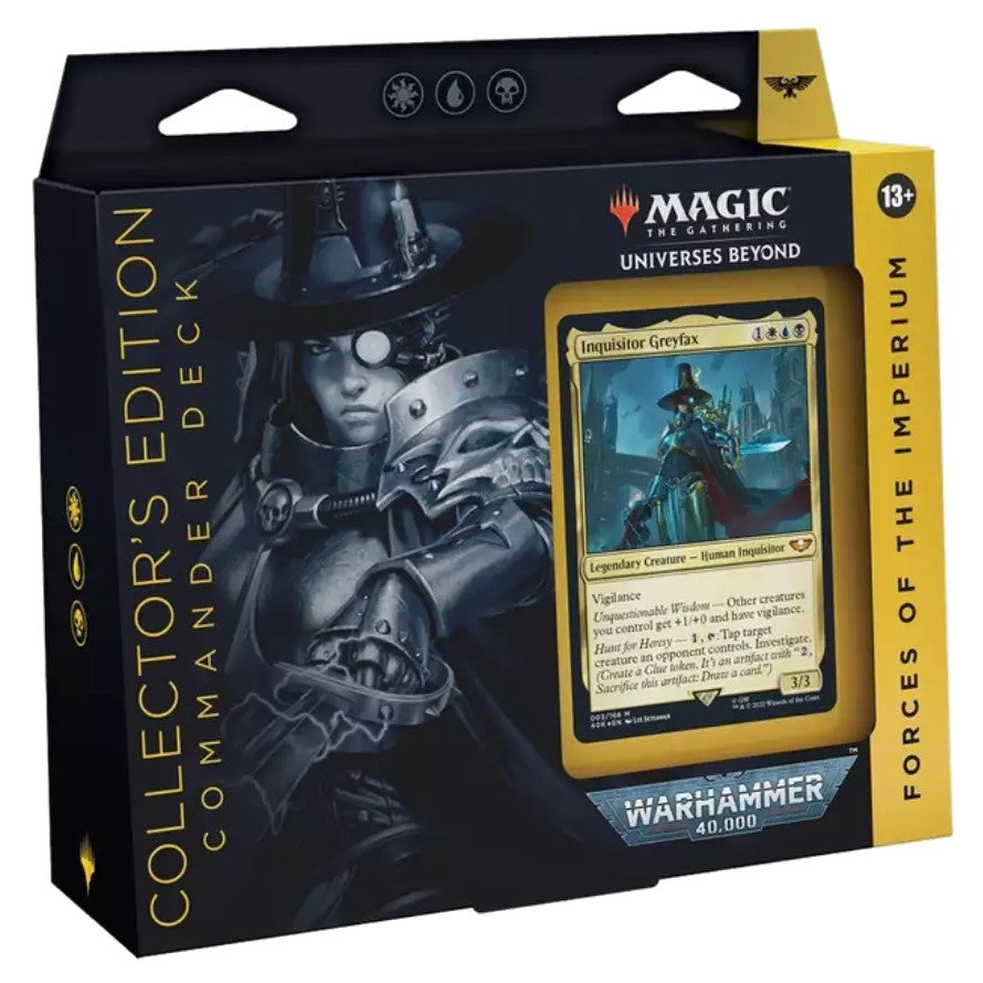 MTG Sealed Product - Warhammer 40000 Commander Deck Forces of the Imperium Collectors Edition - English