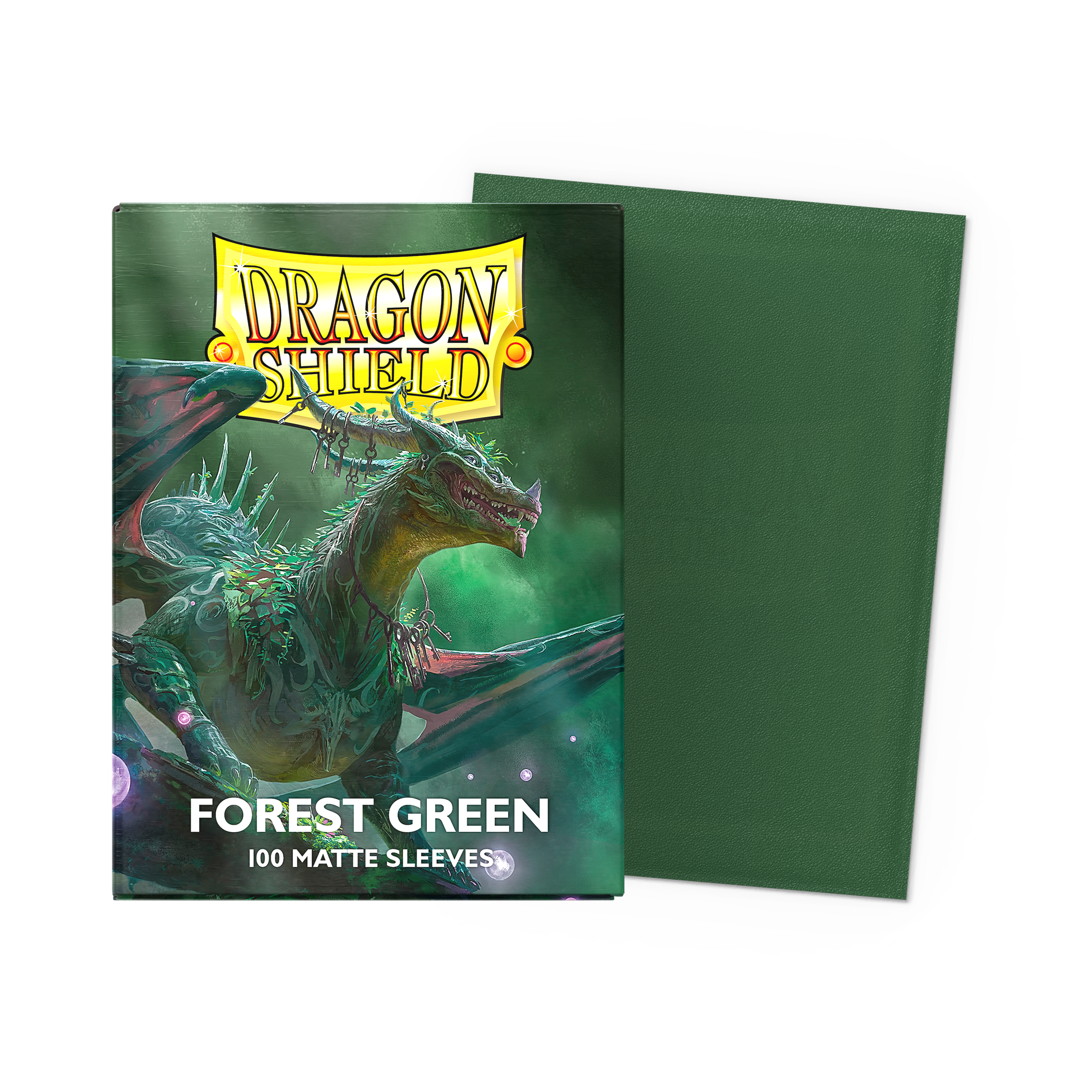 Gaming Supplies - Dragon Shield Matte Sleeves - Forest Green
