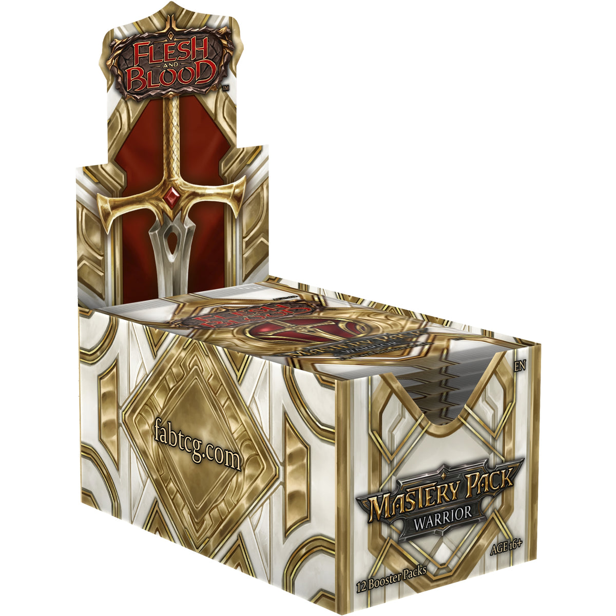 FAB Sealed Product - Flesh and Blood Mastery Pack Warrior Booster Box - English