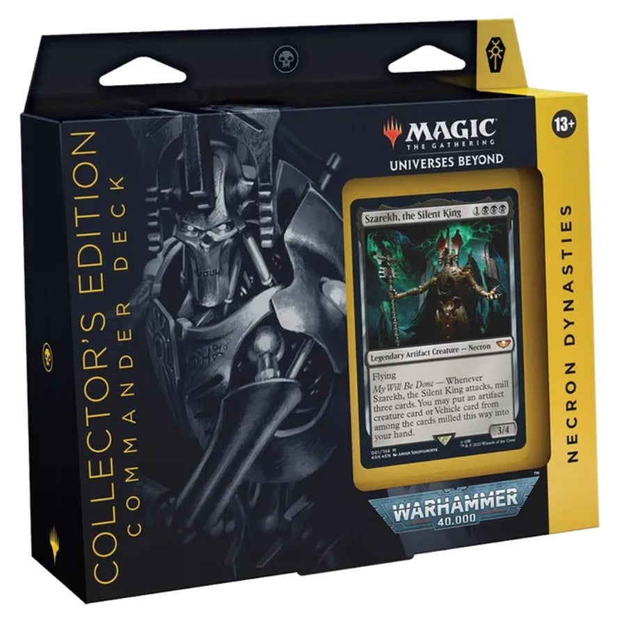 MTG Sealed Product - Warhammer 40000 Commander Deck Necron Dynasties Collectors Edition -
