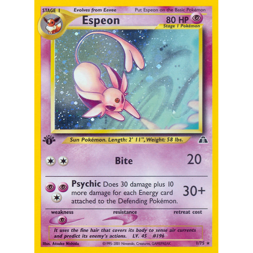 PTCG Singles - Espeon (NDI 1) - Neo Discovery -