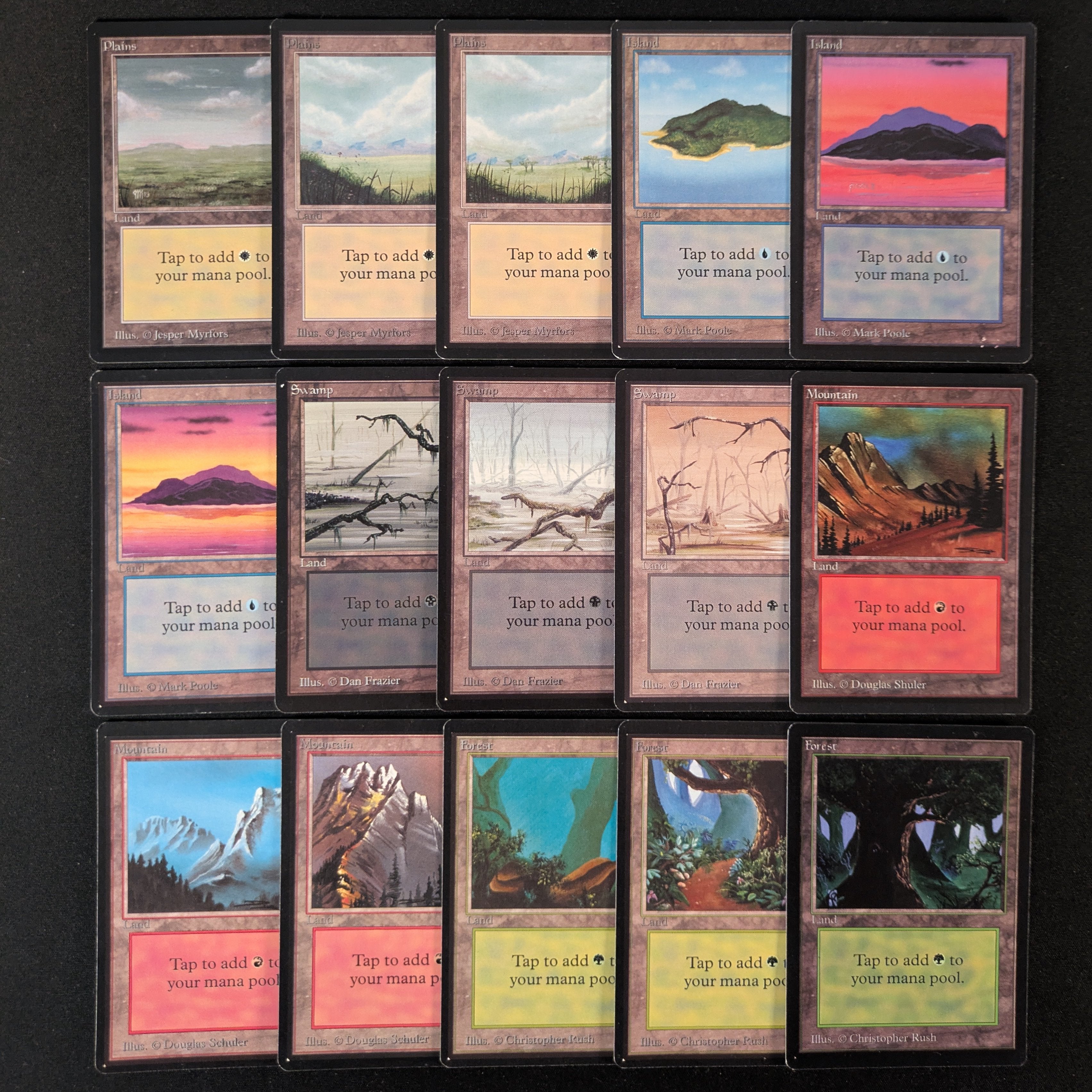 MTG Singles - Basic Land Set - Beta - NM -
