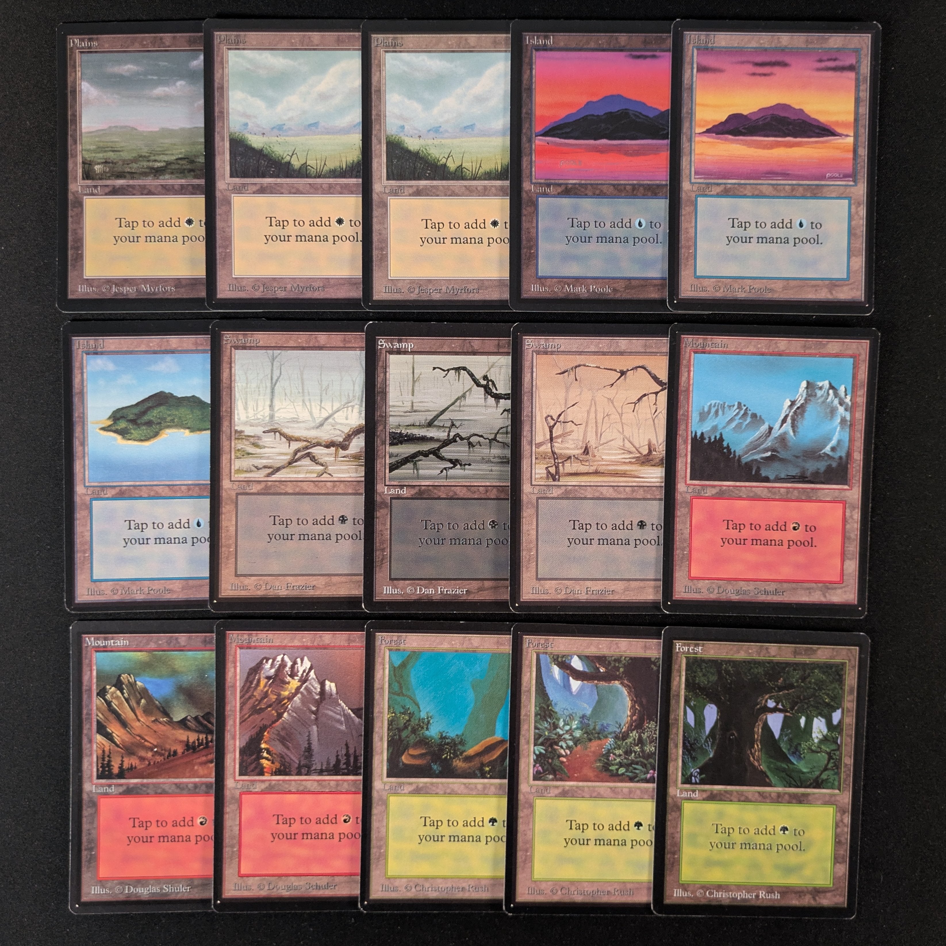 MTG Singles - Basic Land Set - Beta - NM -