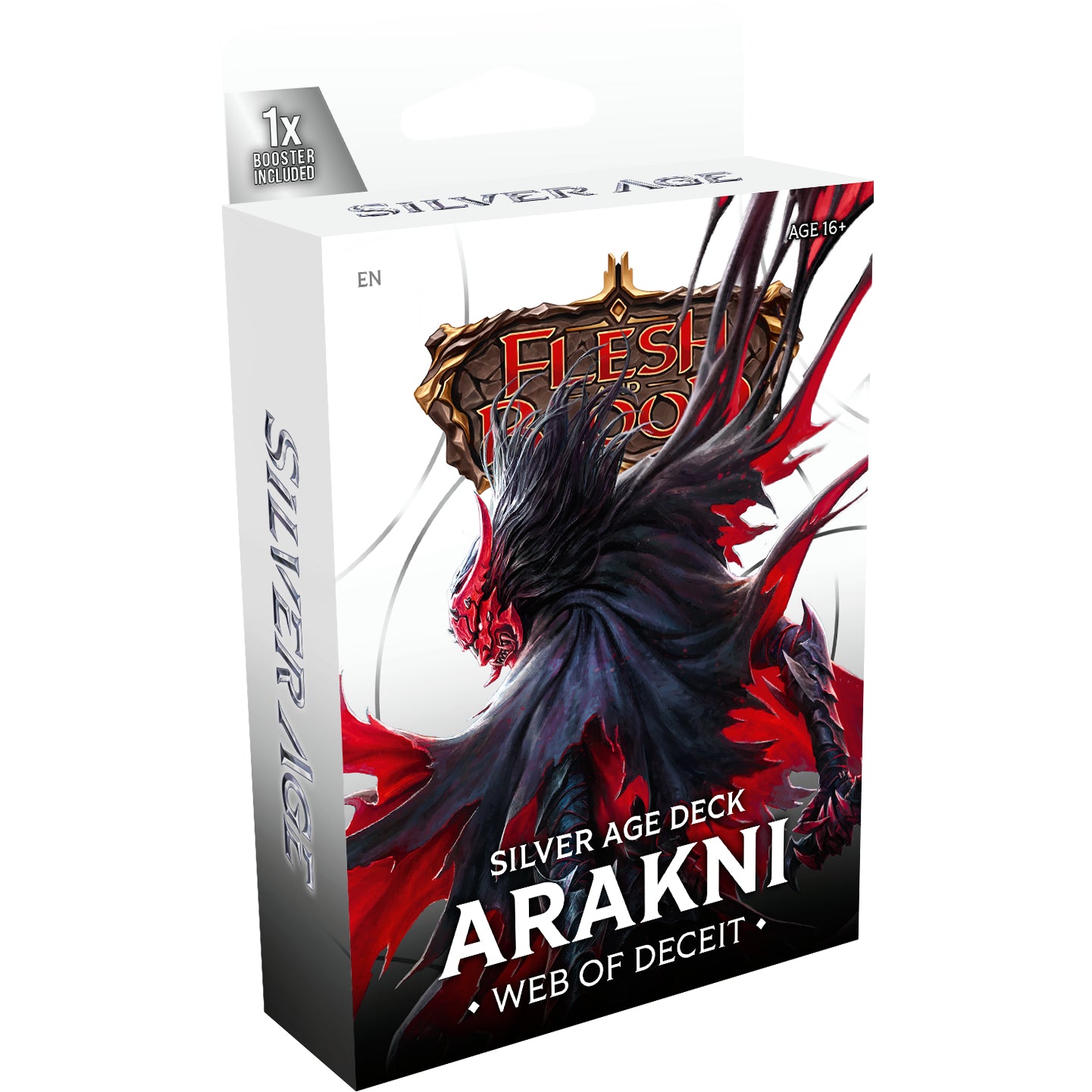 Flesh and Blood - Flesh and Blood Silver Age: Chapter 2 Preconstructed Deck Arakni, Web of Deceit - English